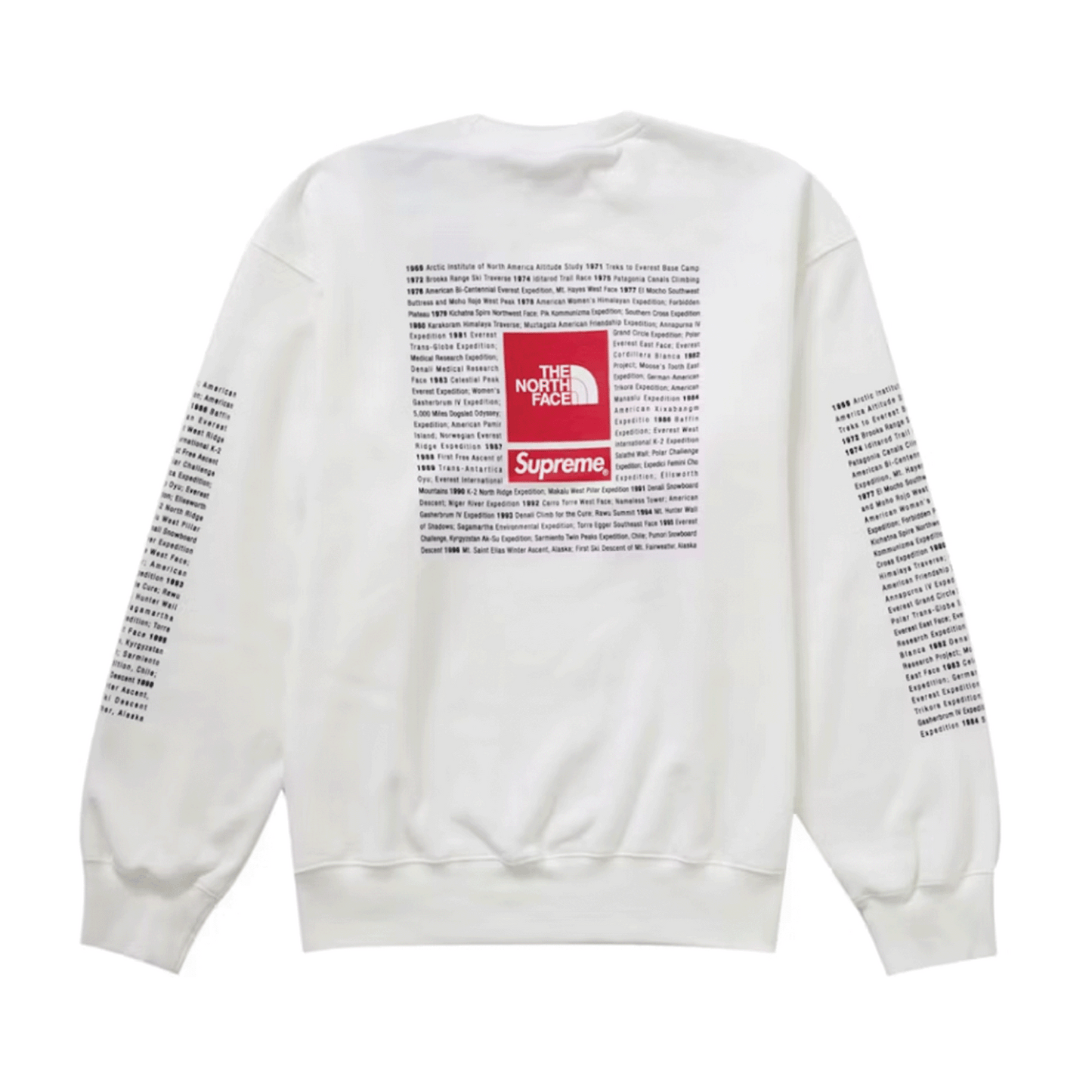 Supreme The North Face Crewneck White