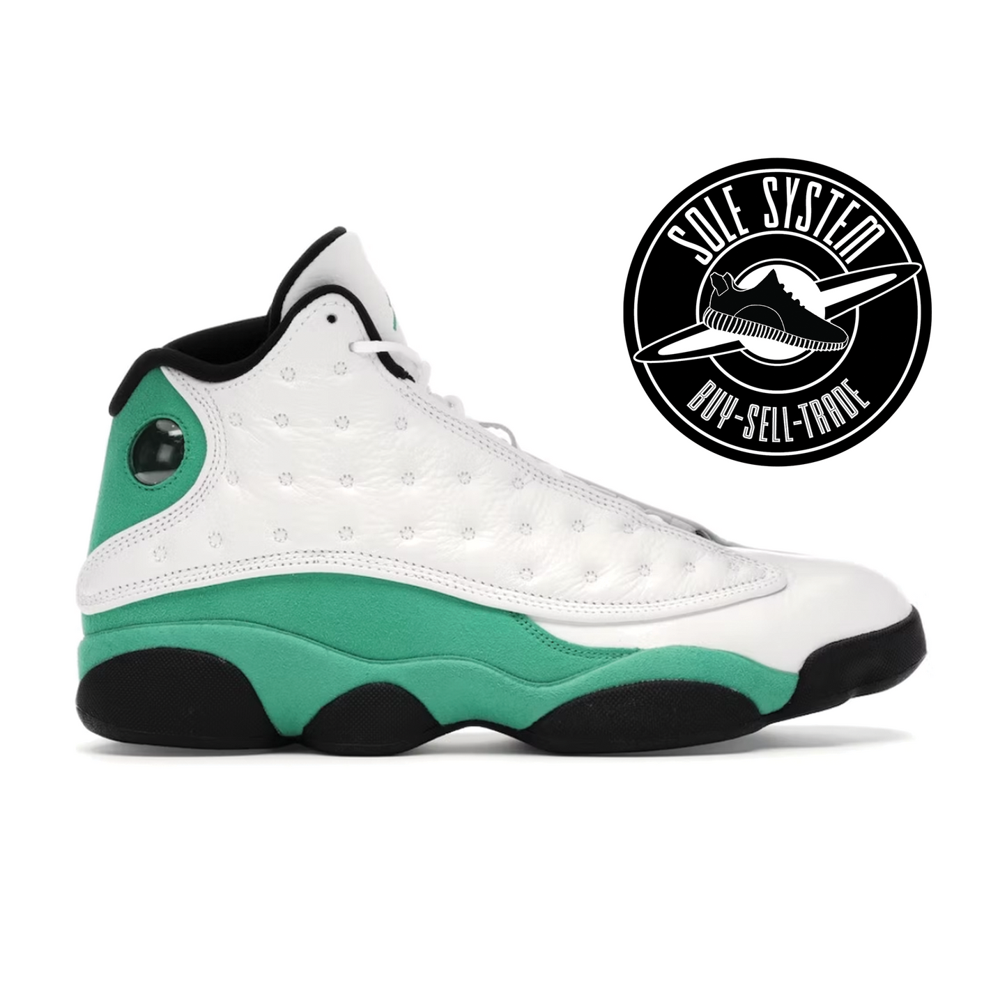 Jordan 13 Retro White Lucky Green