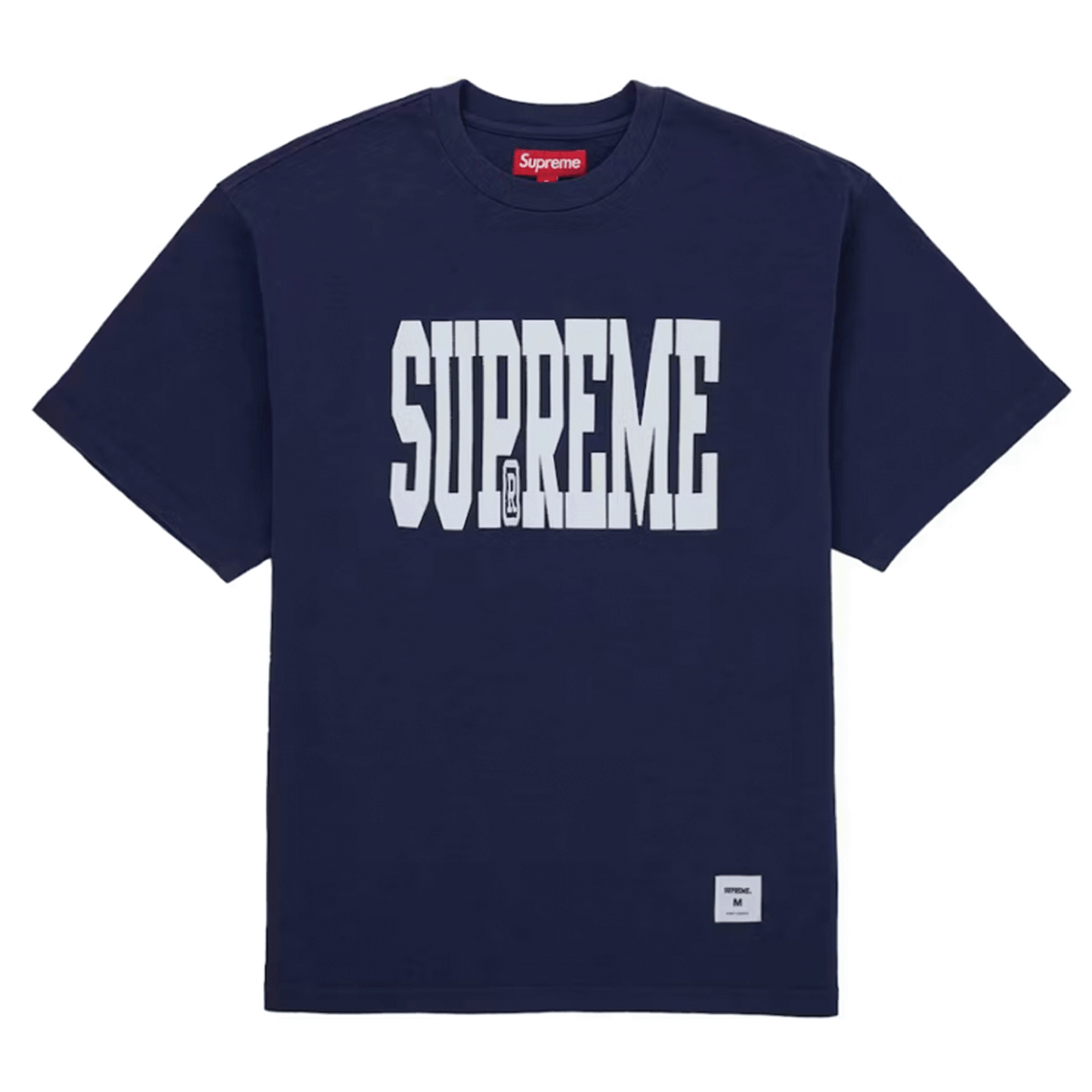 Supreme Stretch Applique S/S Top Navy