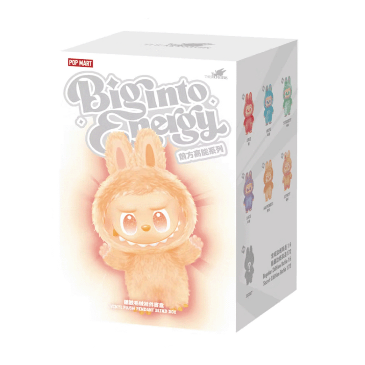 Pop Mart Labubu The Monsters Big into Energy Series Vinyl Plush Pendant Single Blind Box