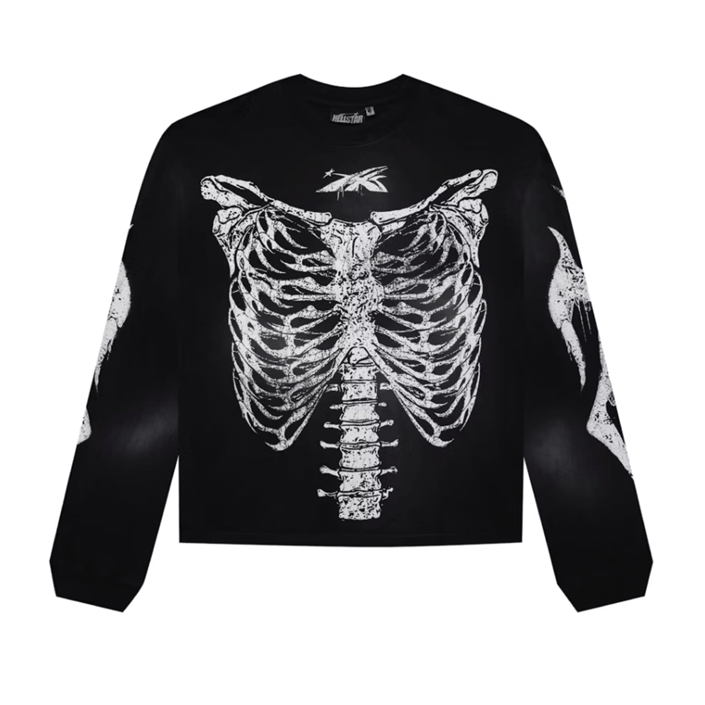 Hellstar Skeleton Long-Sleeve T-shirt Black