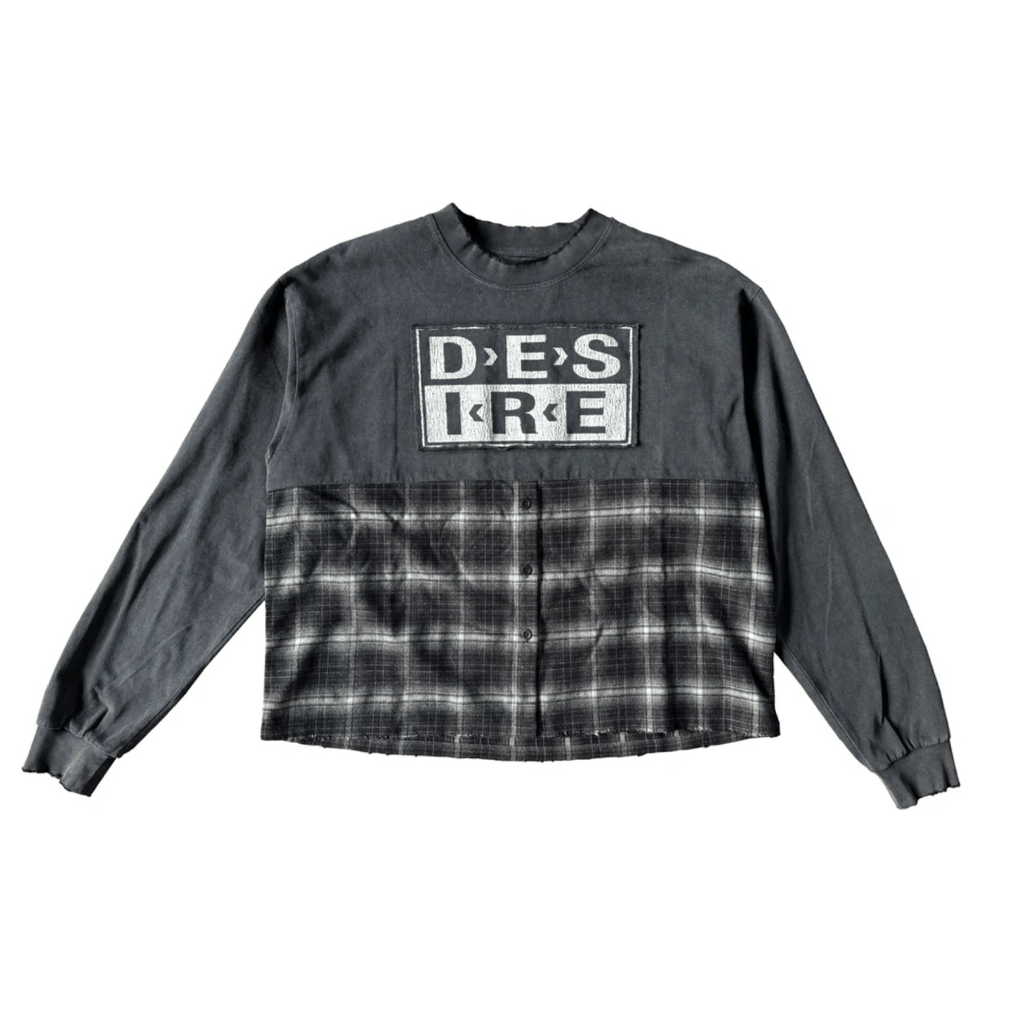 Bottega Desires Hybrid Flannel T-Shirt