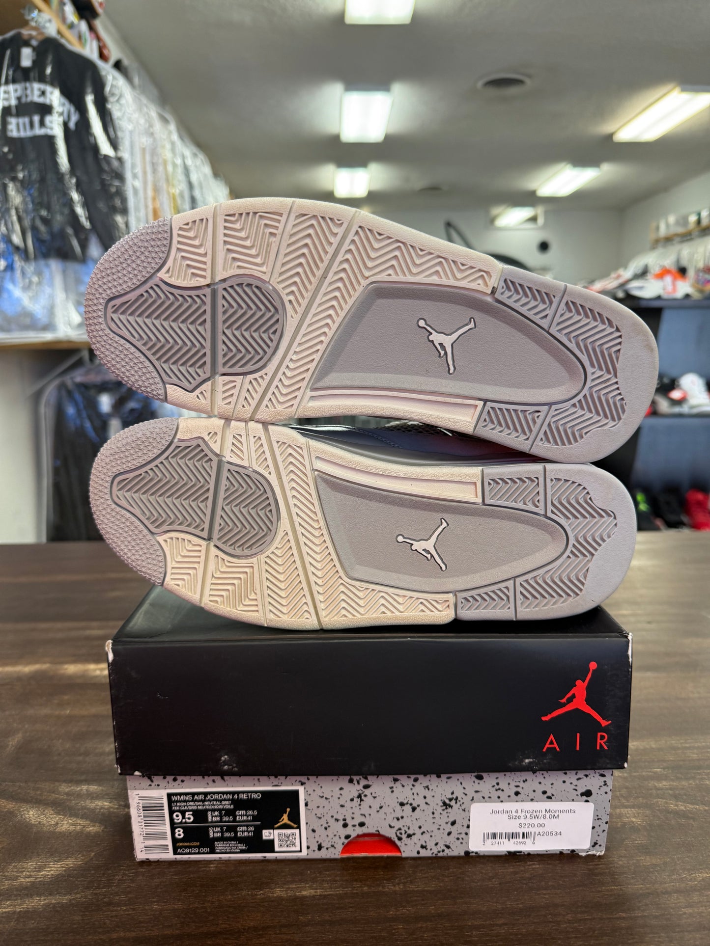 Jordan 4 Frozen Moments
