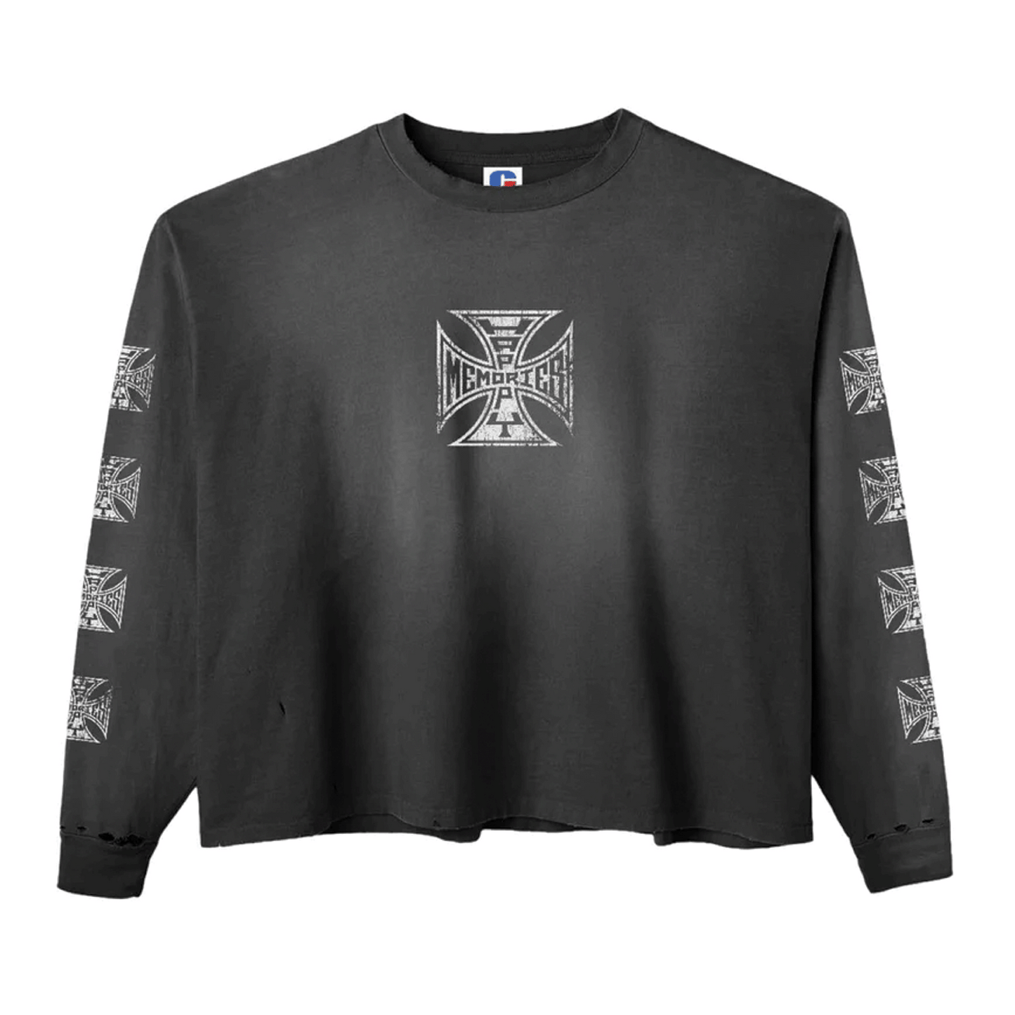 HMDD Biker Long Sleeve Tee Black