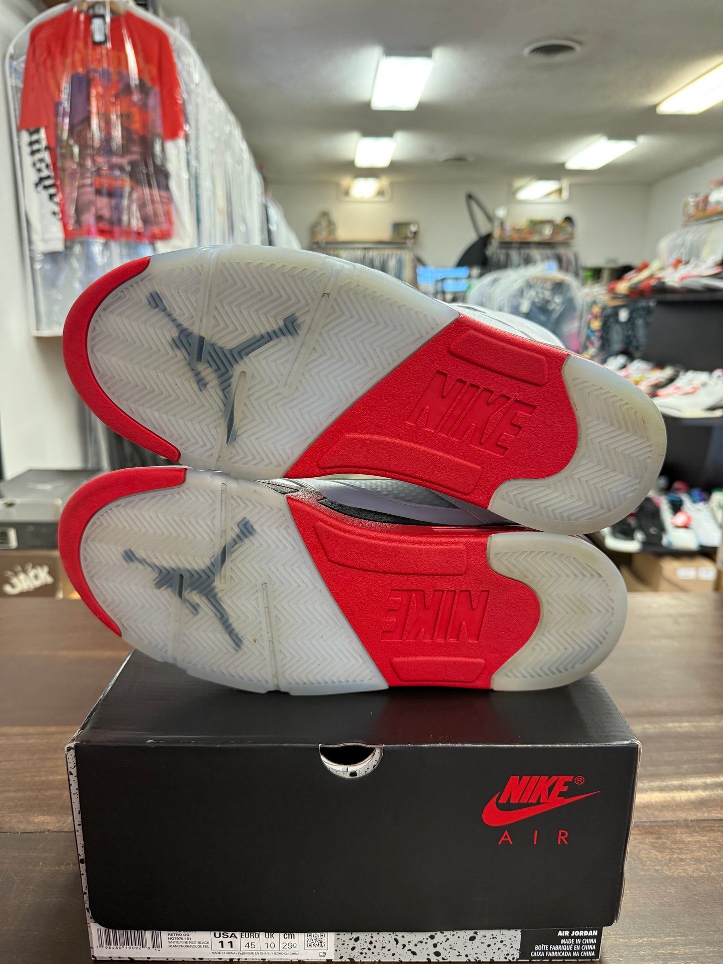 Jordan 5 Fire Red Black Tongue 2025