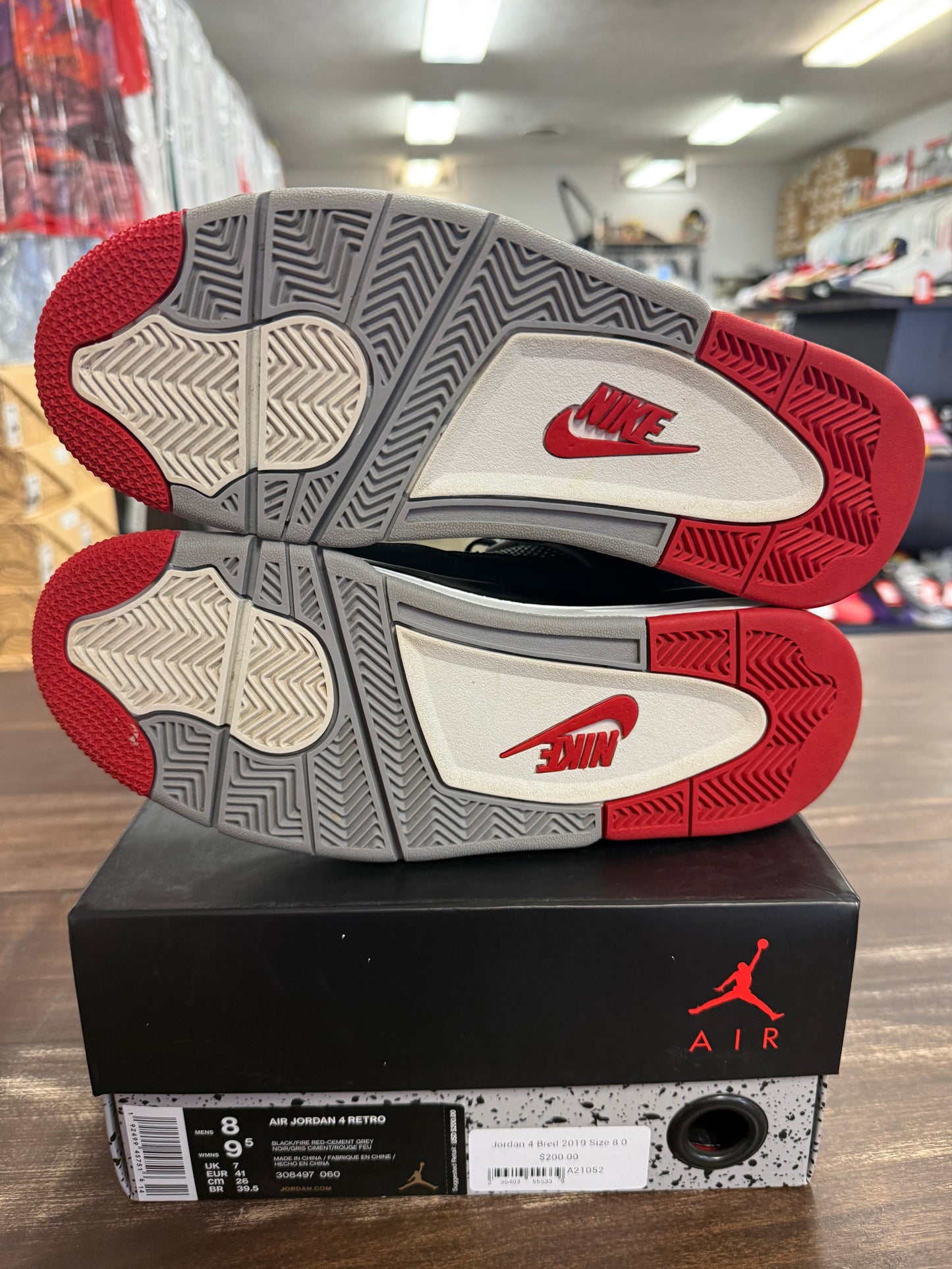 Jordan 4 Bred 2019