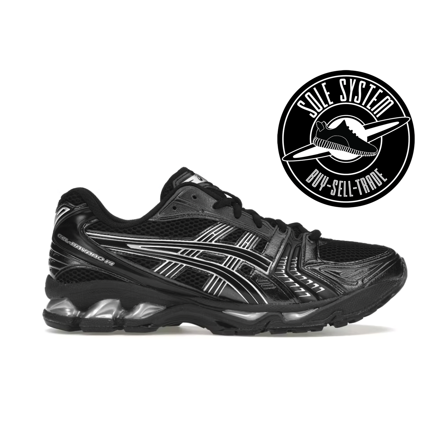 ASICS Gel-Kayano 14 Black Pure Silver