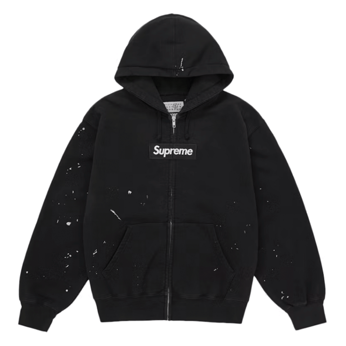 Supreme MM6 Maison Margiela Box Logo Zip Up Black