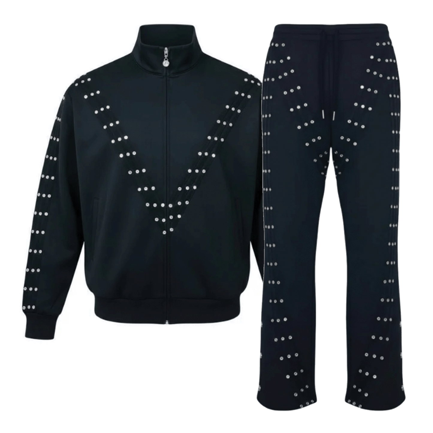 MMMatrix Black Crystal Sweatsuit