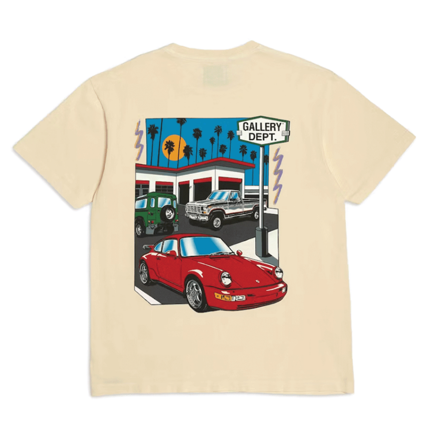Gallery Dept. Drive Thru Boxy Fit Tee Cream