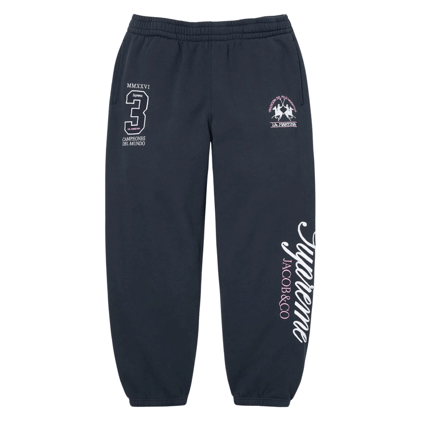 Supreme x La Martina x Jacob & Co Sweatpant Navy