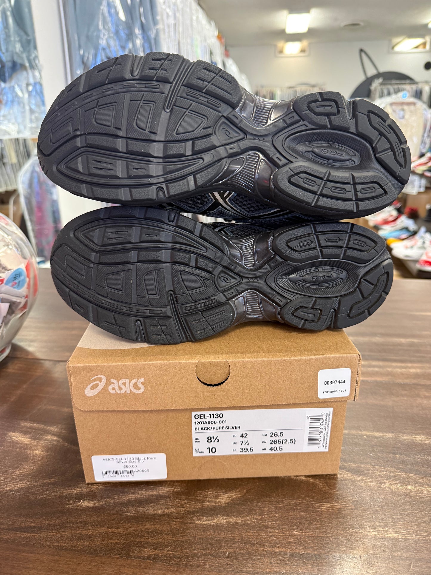 ASICS Gel-1130 Black Pure Silver