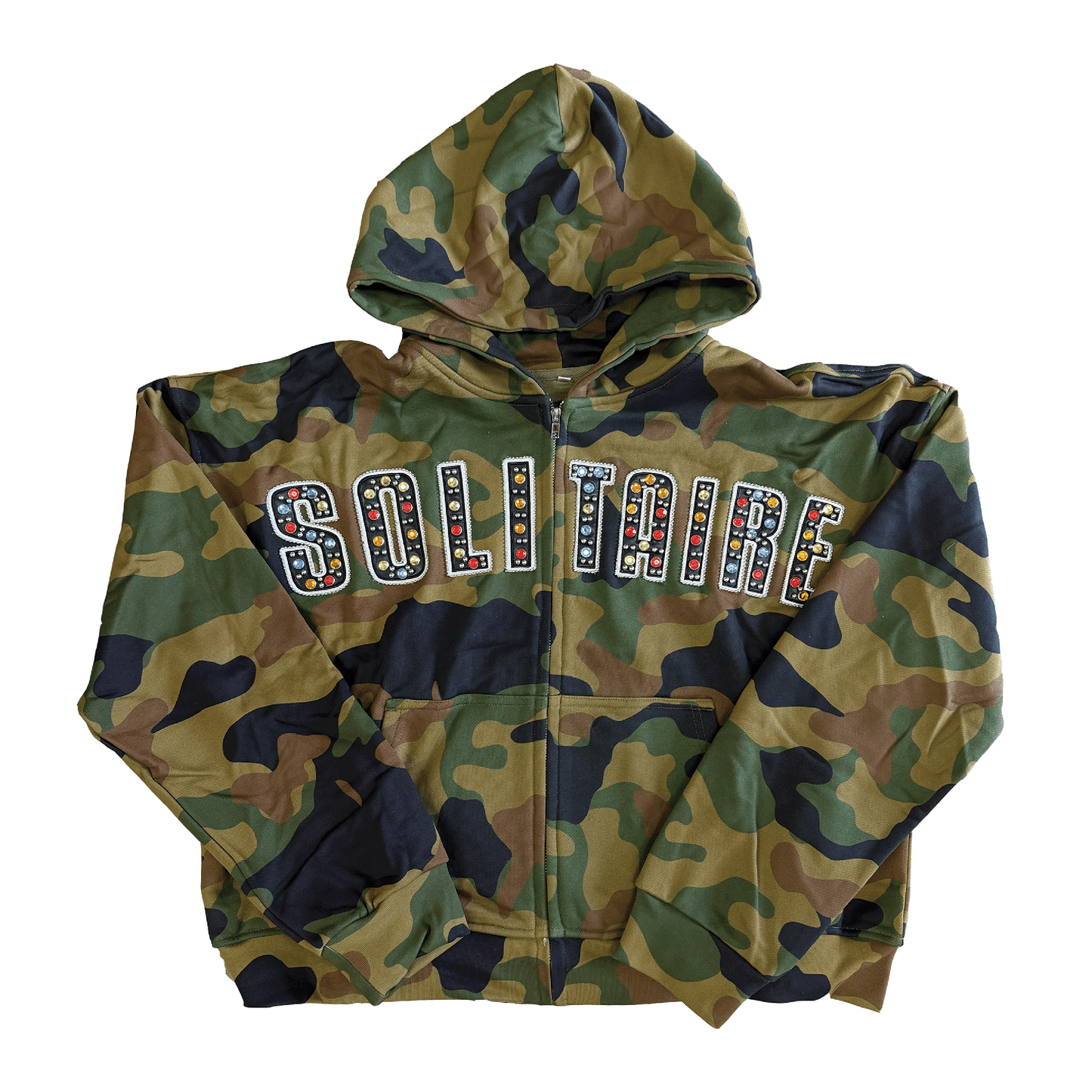 Solitaire Zip-Hoodie Camo