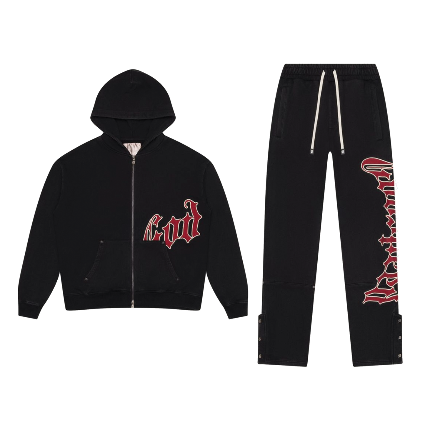 GodSpeed OG Logo Sweatsuit V2 Black/Red