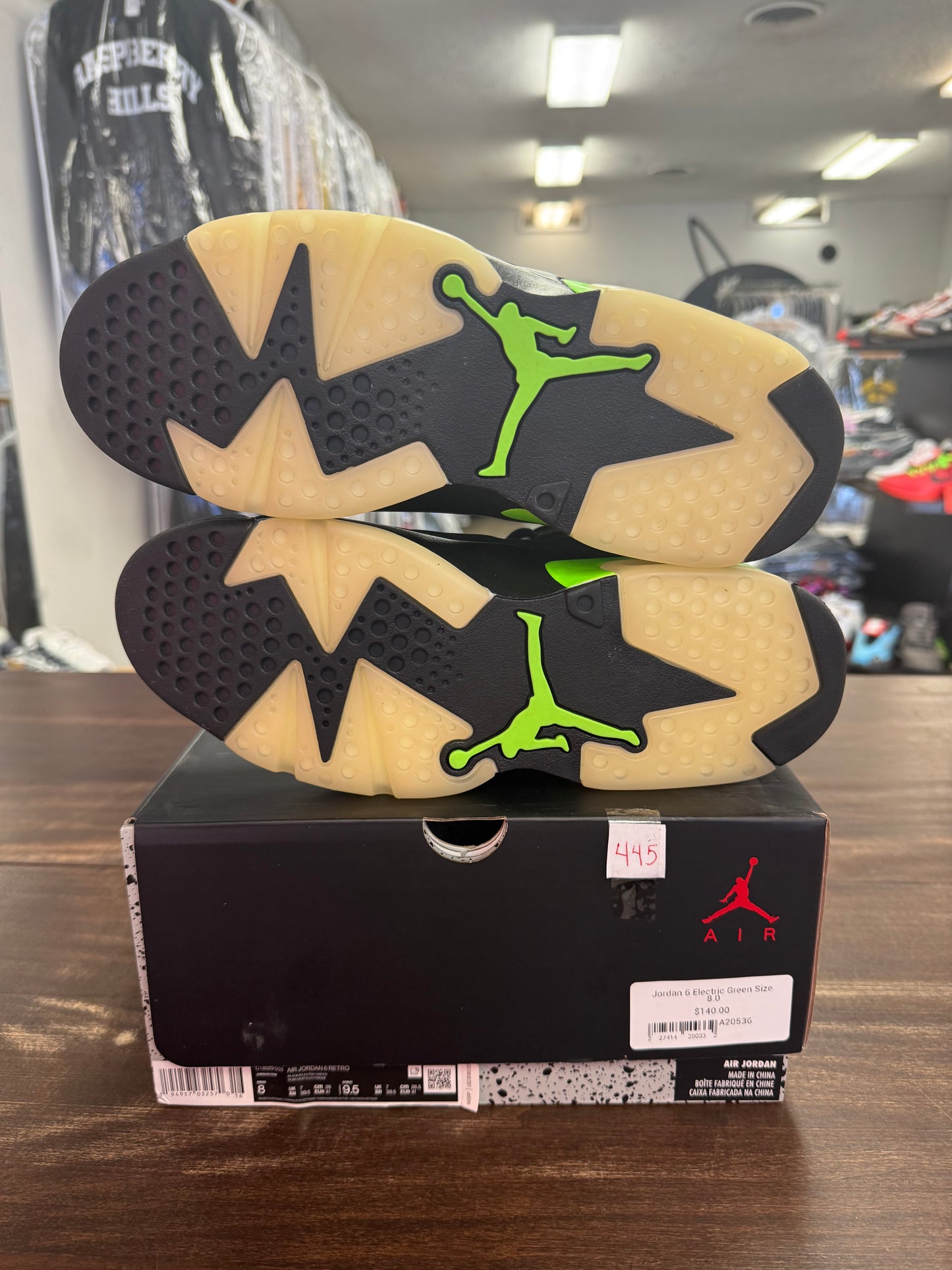 Jordan 6 Electric Green