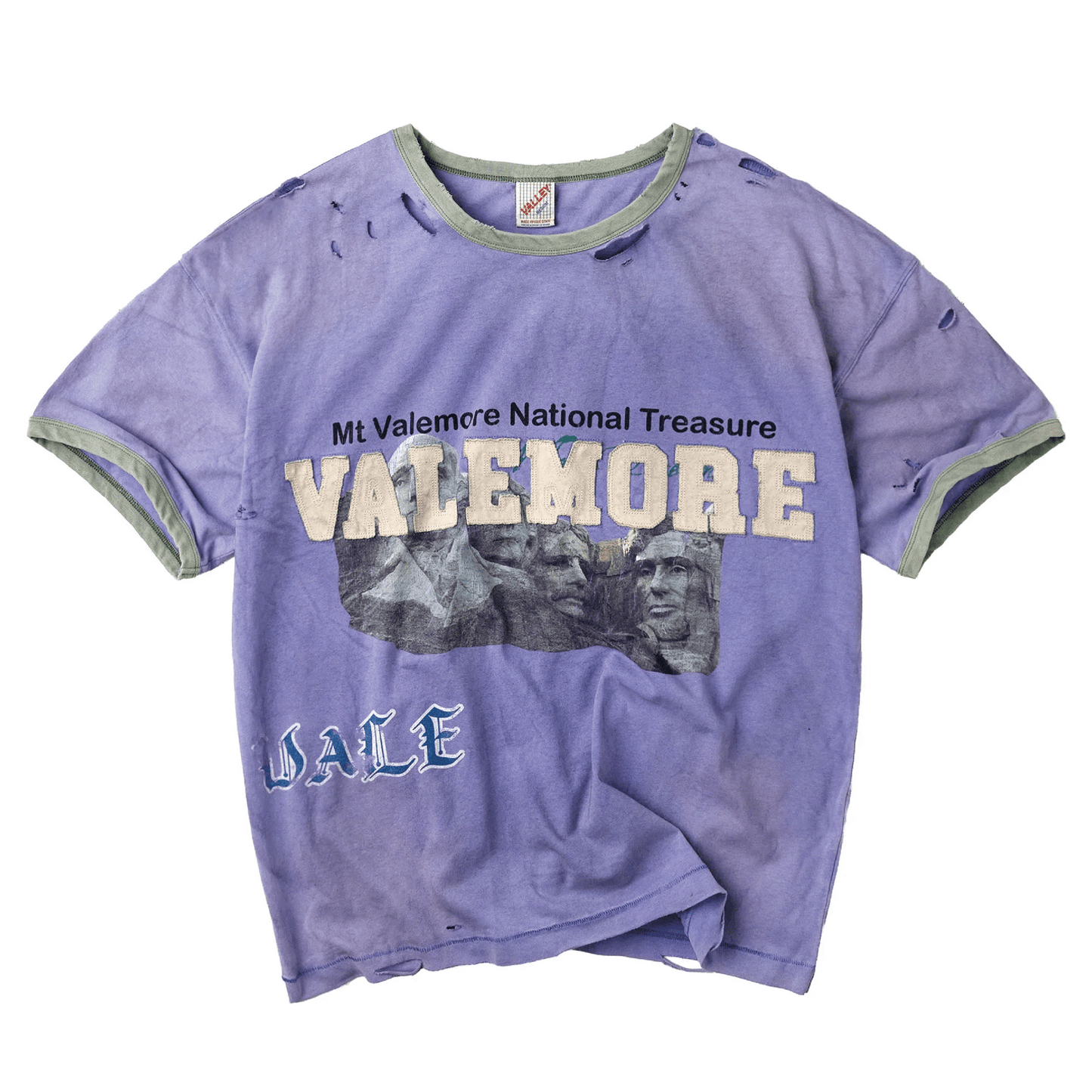 Vale Forever Camp Ringer Tee Lake