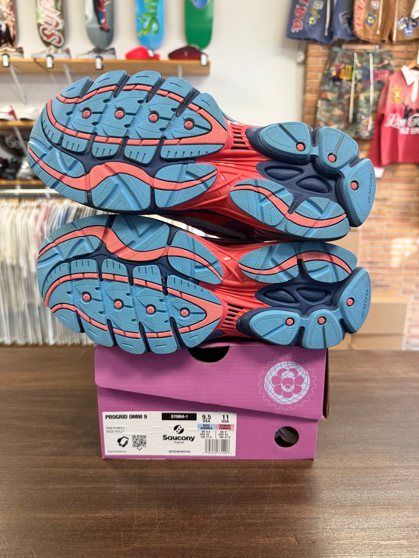 Saucony ProGrid Omni 9 Jae Tips To Do List Pink