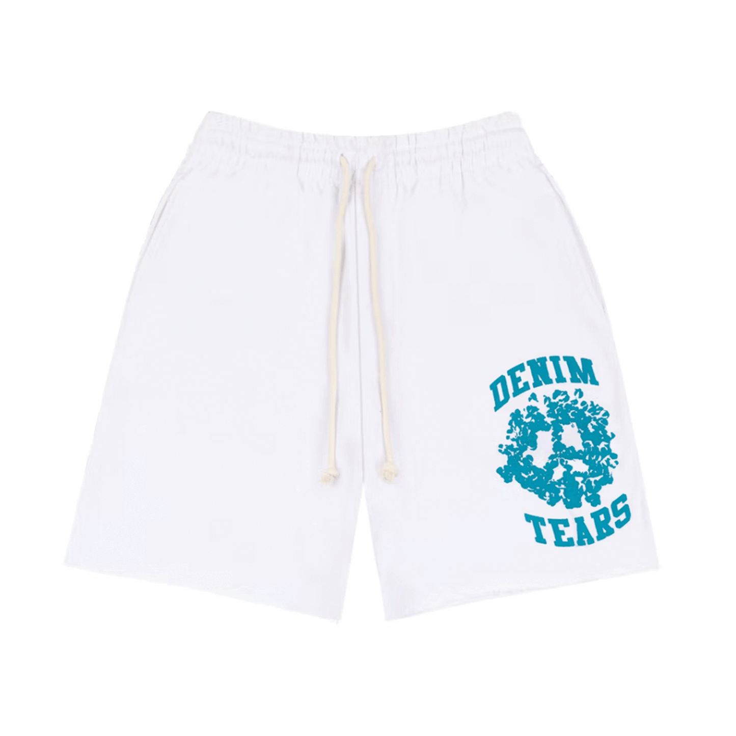 Denim Tears Denim University Sweat Shorts White