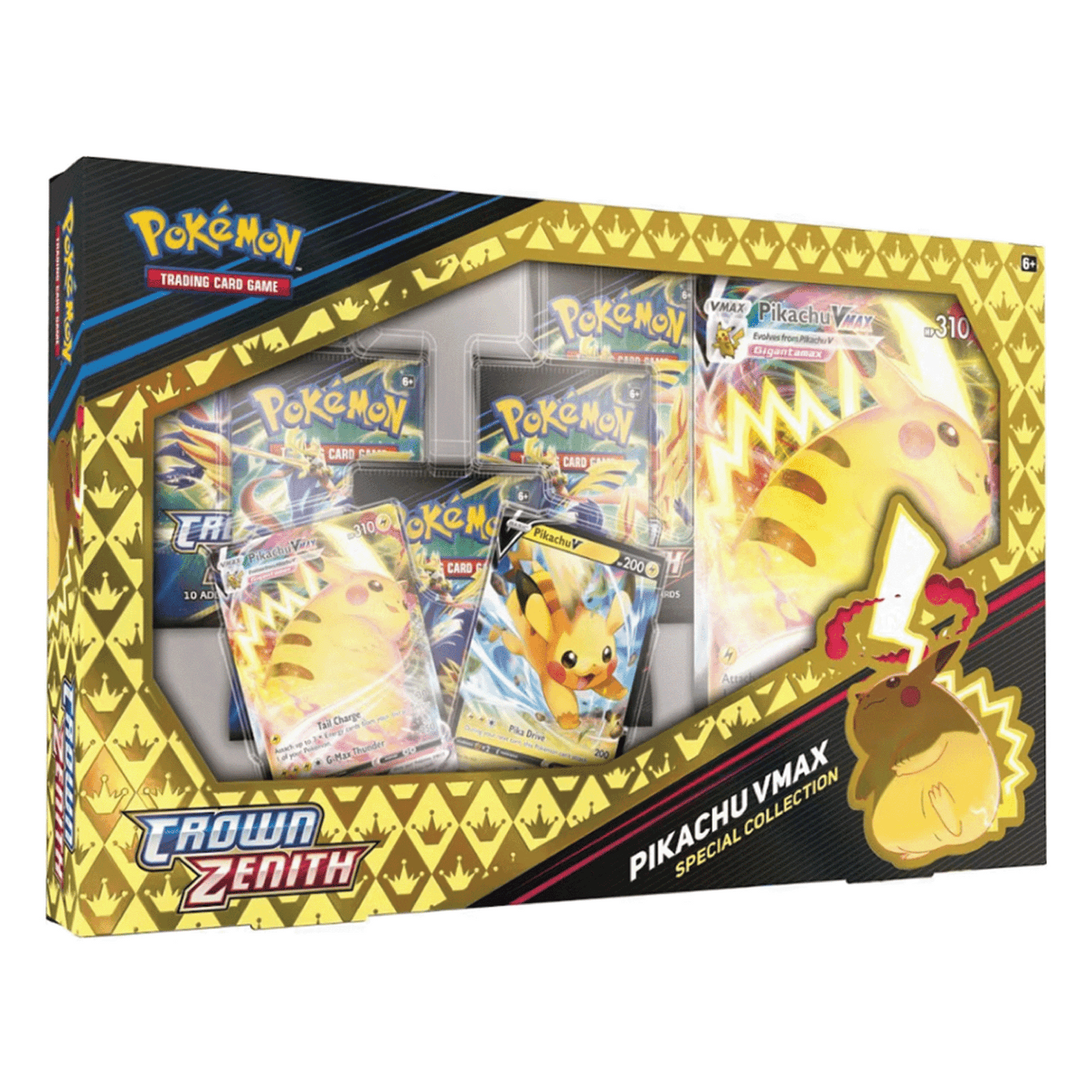 Pokémon TCG Sword & Shield Crown Zenith Pikachu VMAX Special Collection Box