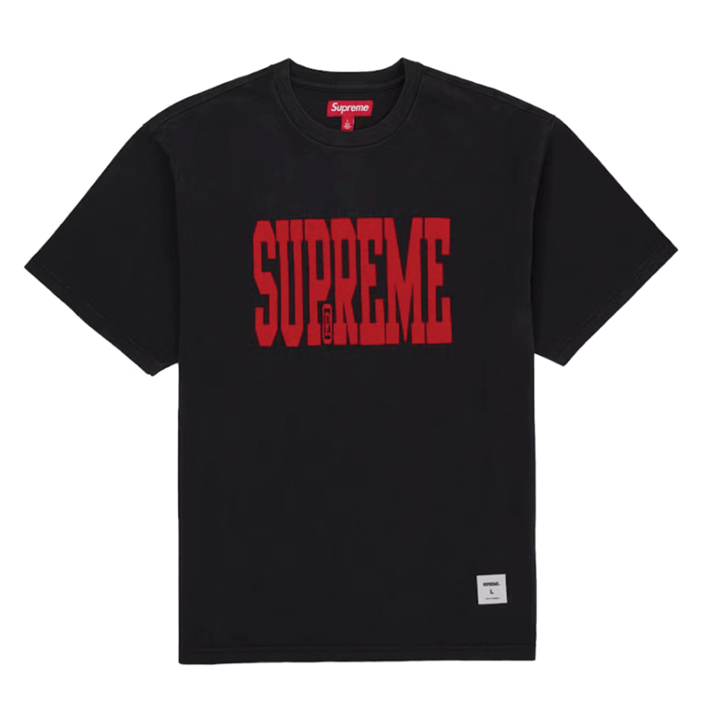Supreme Stretch Applique S/S Top Black