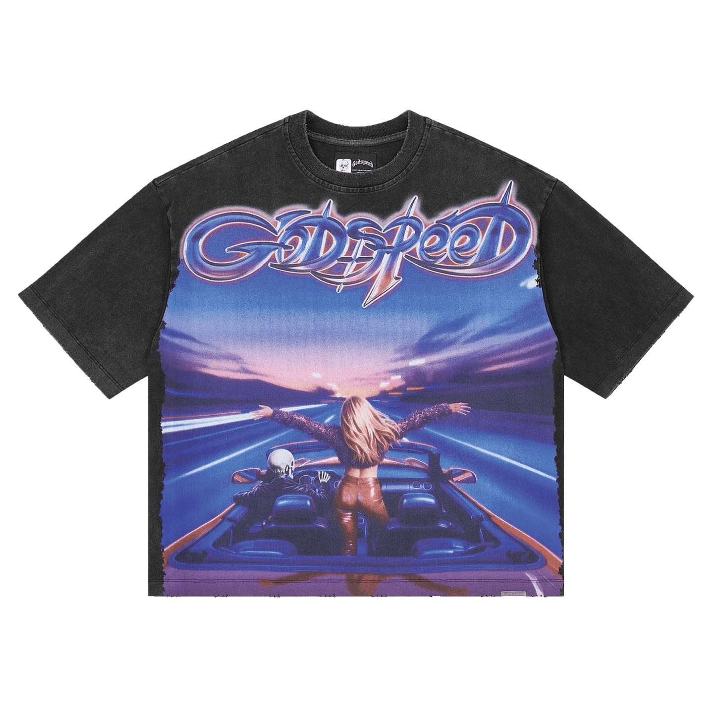 GodSpeed FUN T-Shirt Black Wash