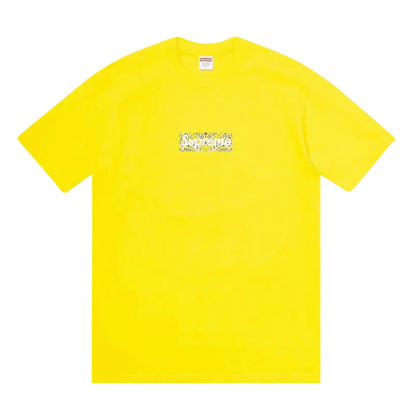 Supreme Bandana Box Logo Yellow