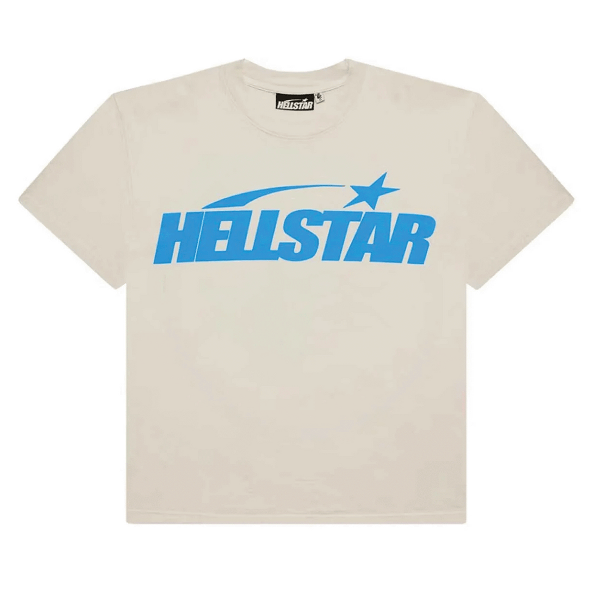 Hellstar Classic Logo Gel Tee Cream/Blue