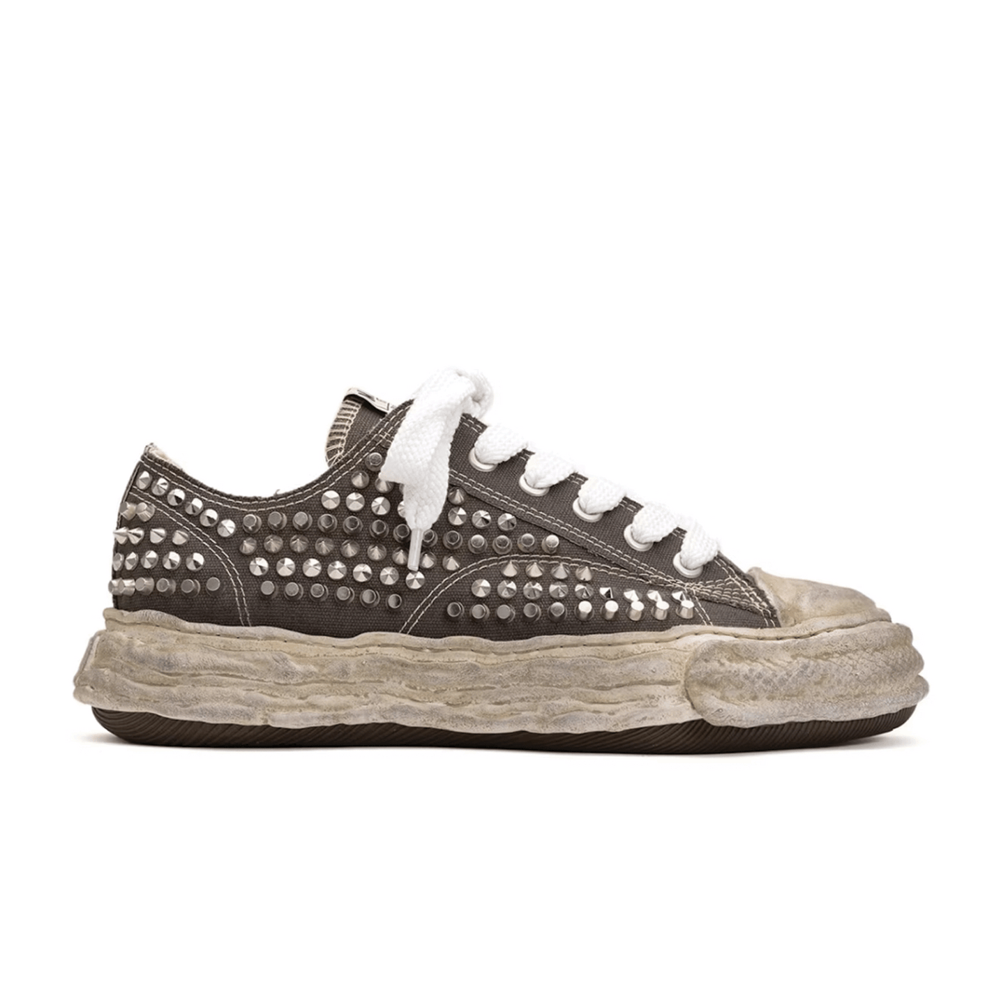 Maison Mihara Yasuhiro Peterson 23 OG Sole Studded Canvas Low Grey