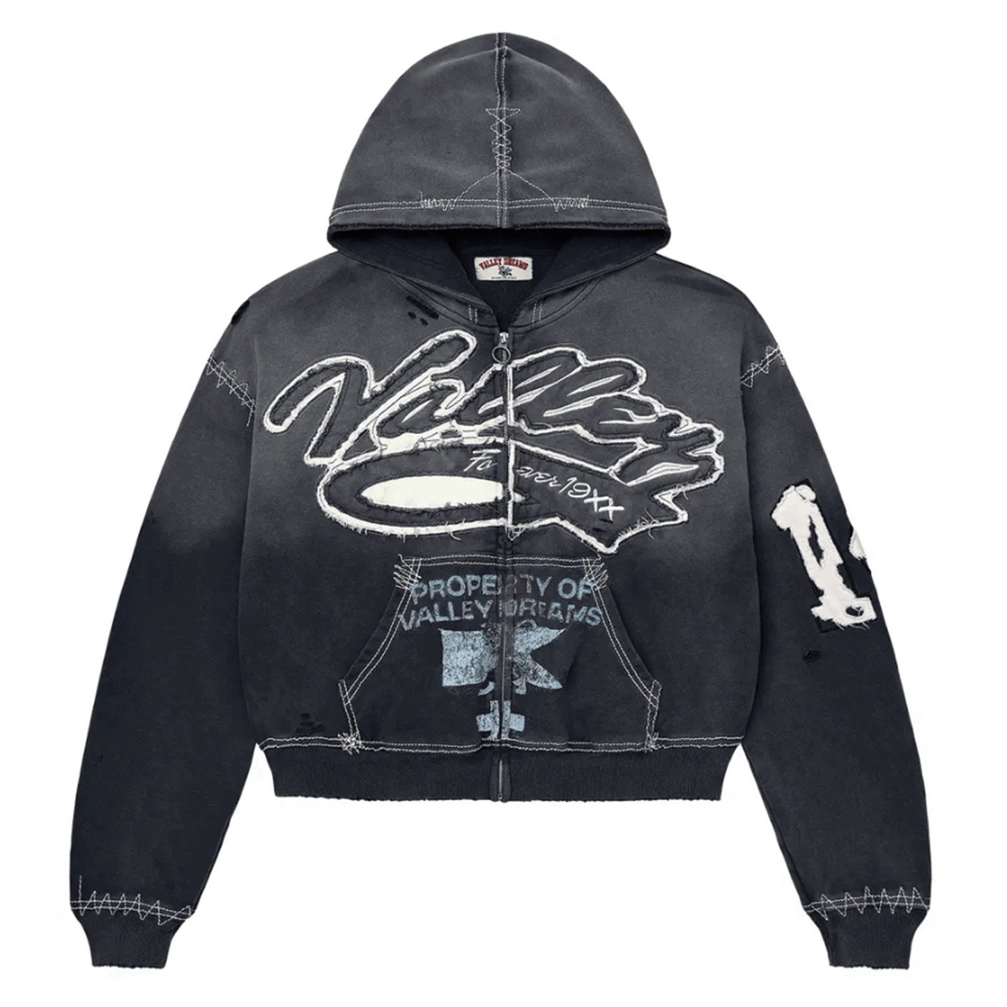 Vale Forever Religion Zip Up Black