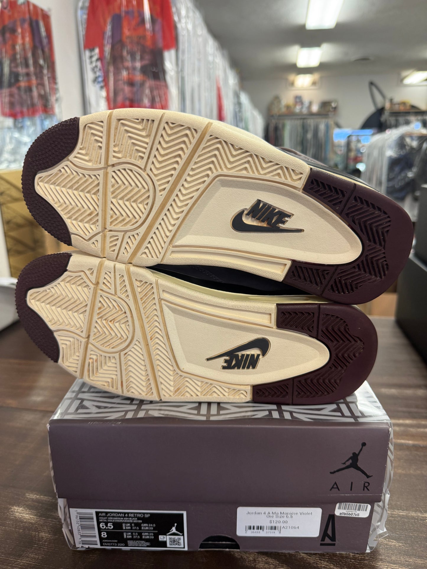 Jordan 4 A Ma Maniére Violet Ore