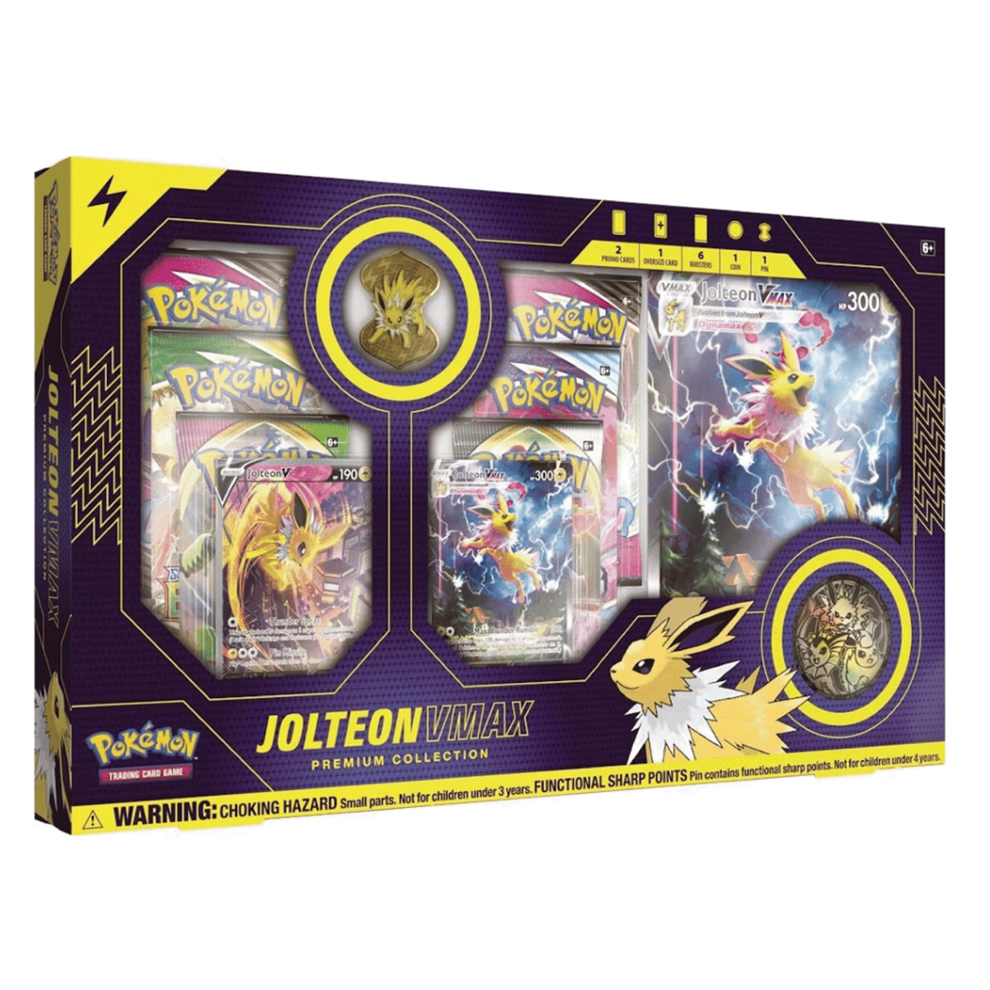 Pokémon TCG Jolteon V VMAX Premium Collection Box (US Version)