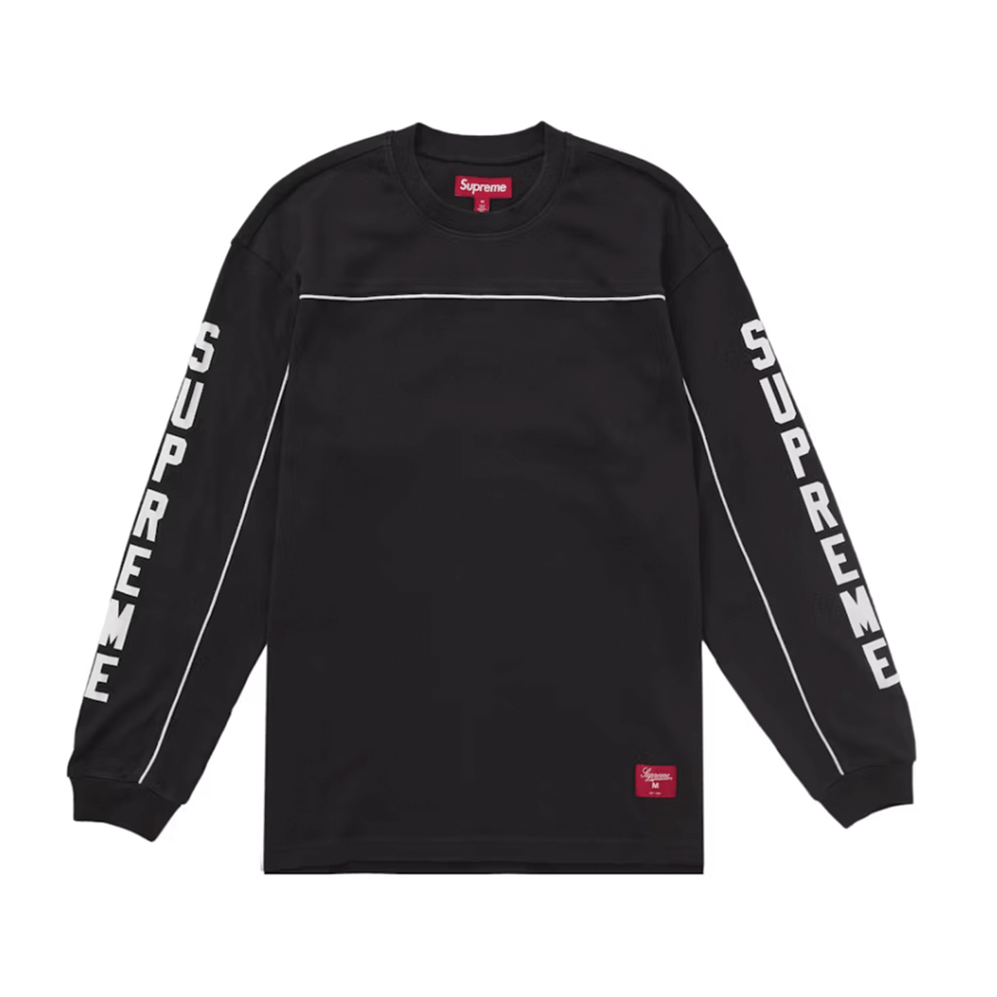 Supreme Paneled Piping L/S Black