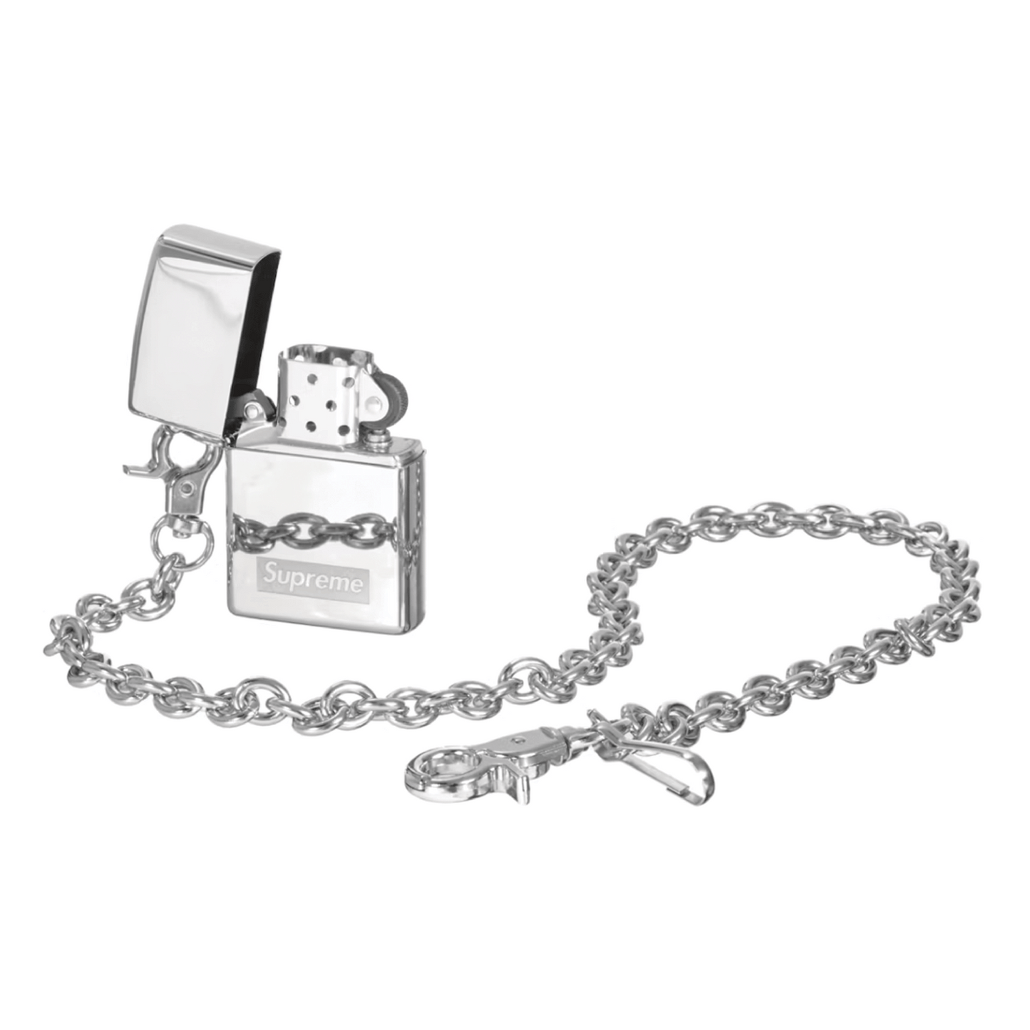Supreme Chain Zippo Silver