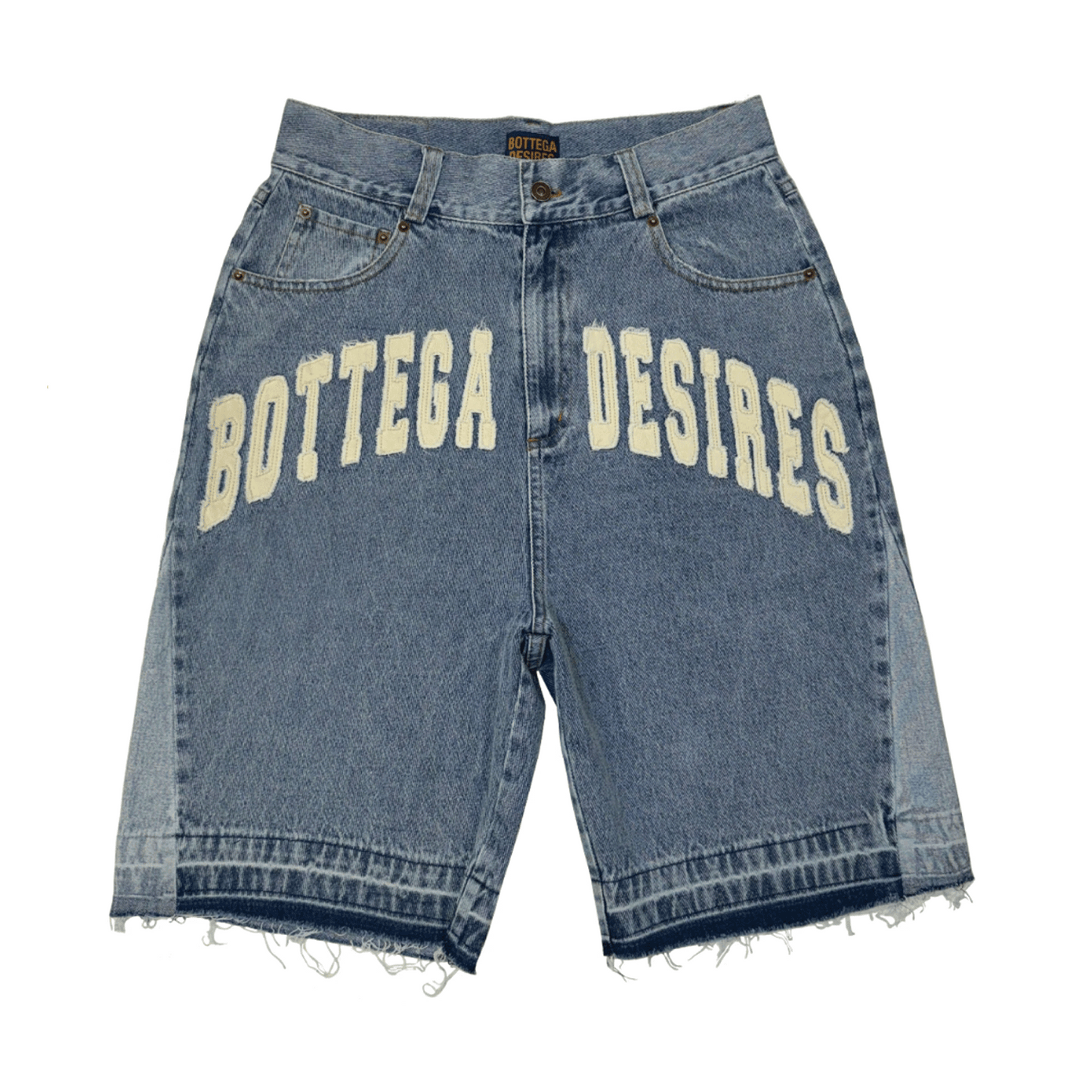 Bottega Desires Denim Shorts Blue