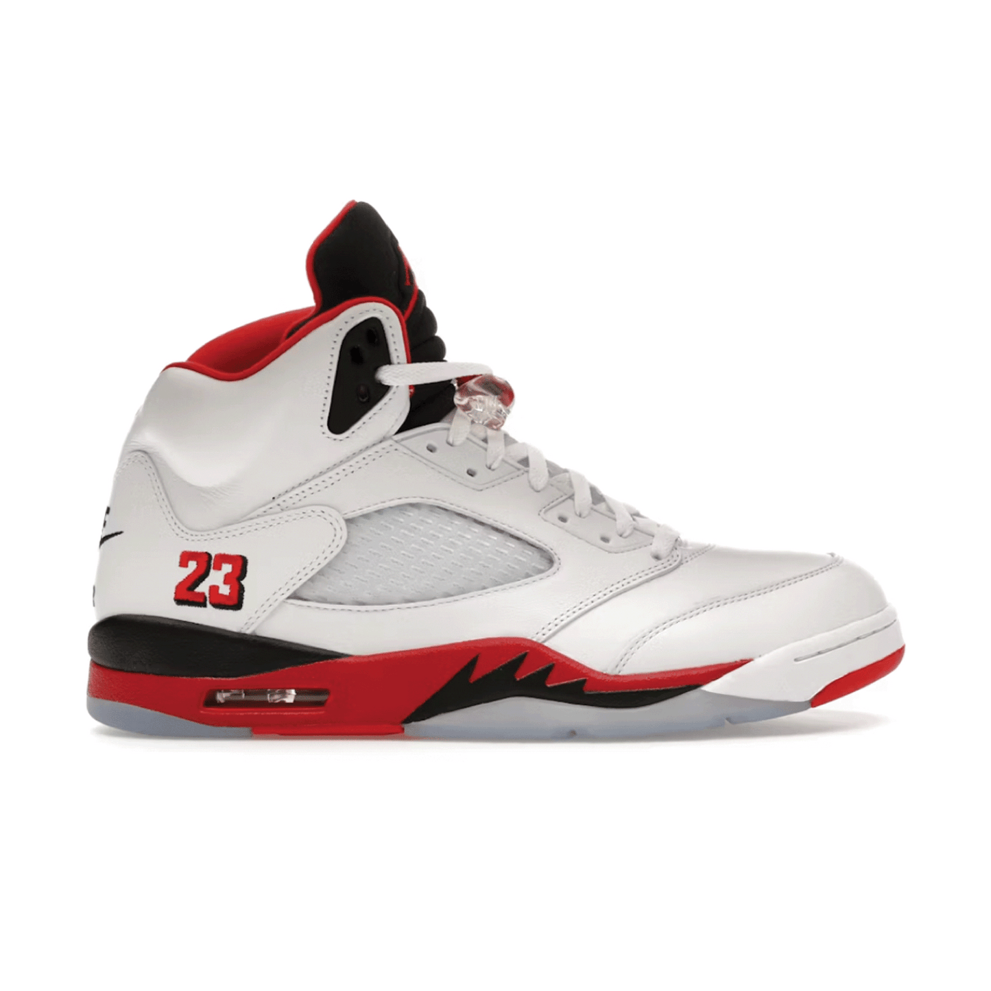 Jordan 5 Retro Fire Red Black Tongue (2025)
