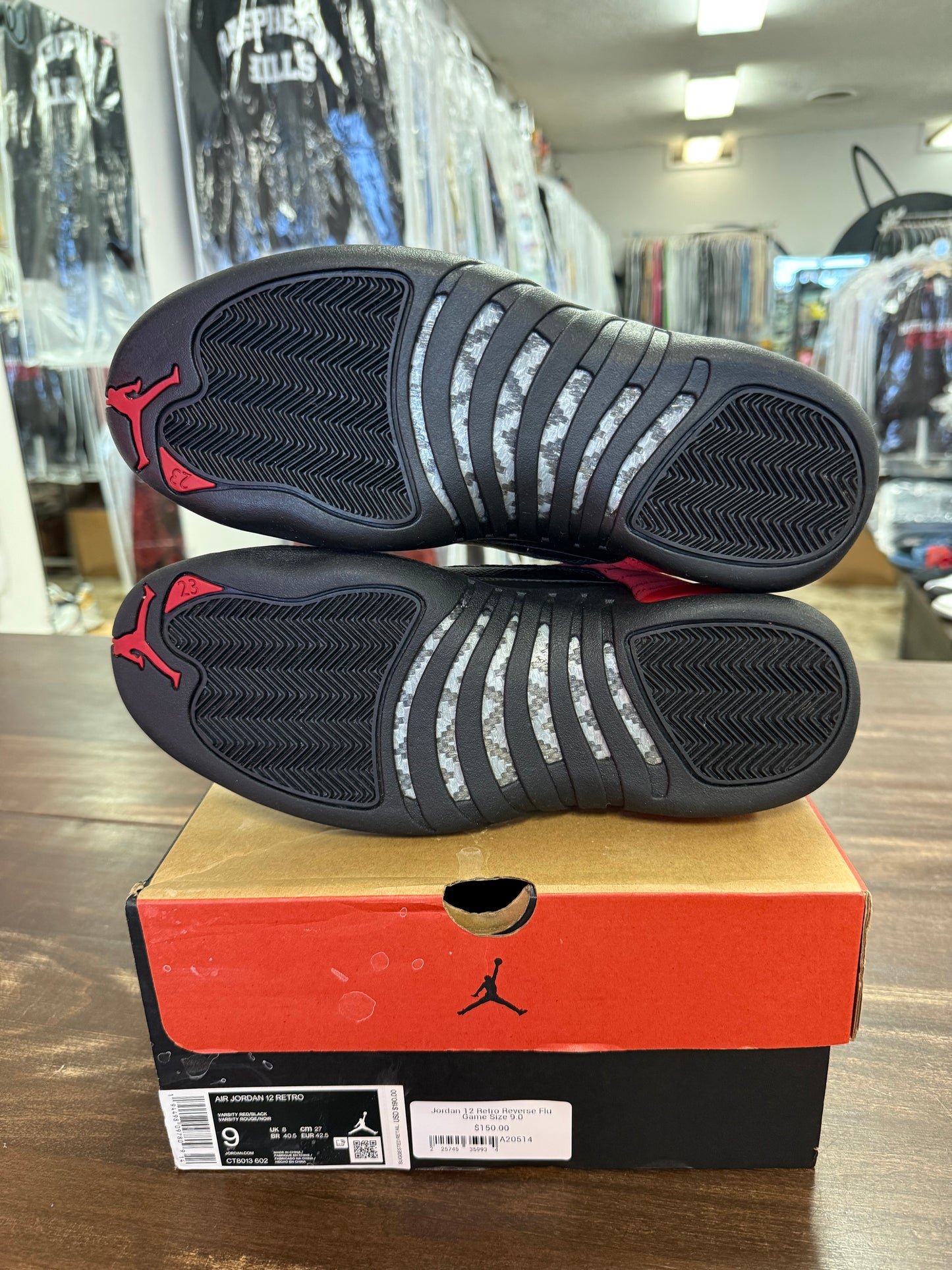 Jordan 12 Retro Reverse Flu Game