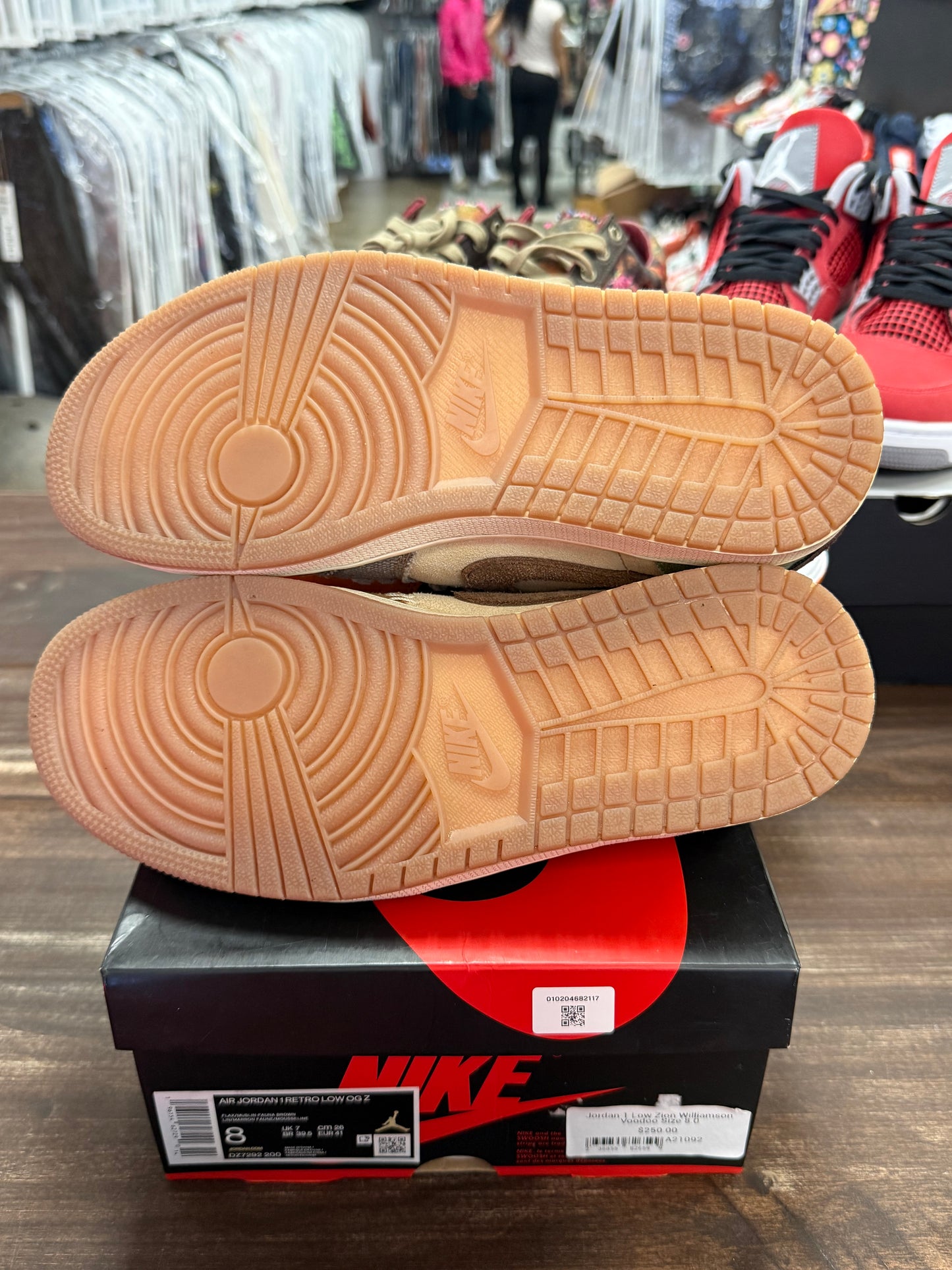 Jordan 1 Low Zion Williamson Voodoo