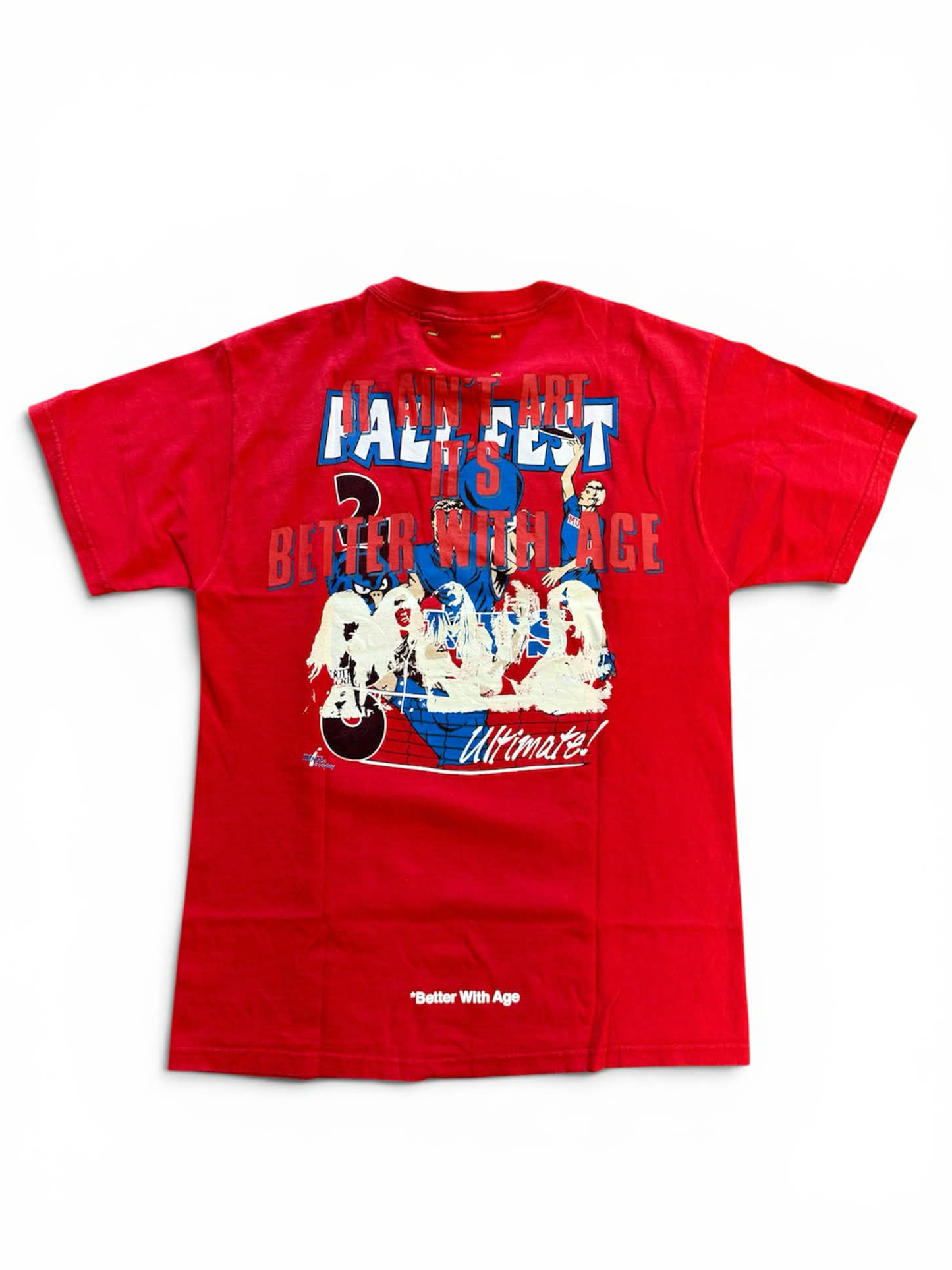 Better With Age Mush Tee Red