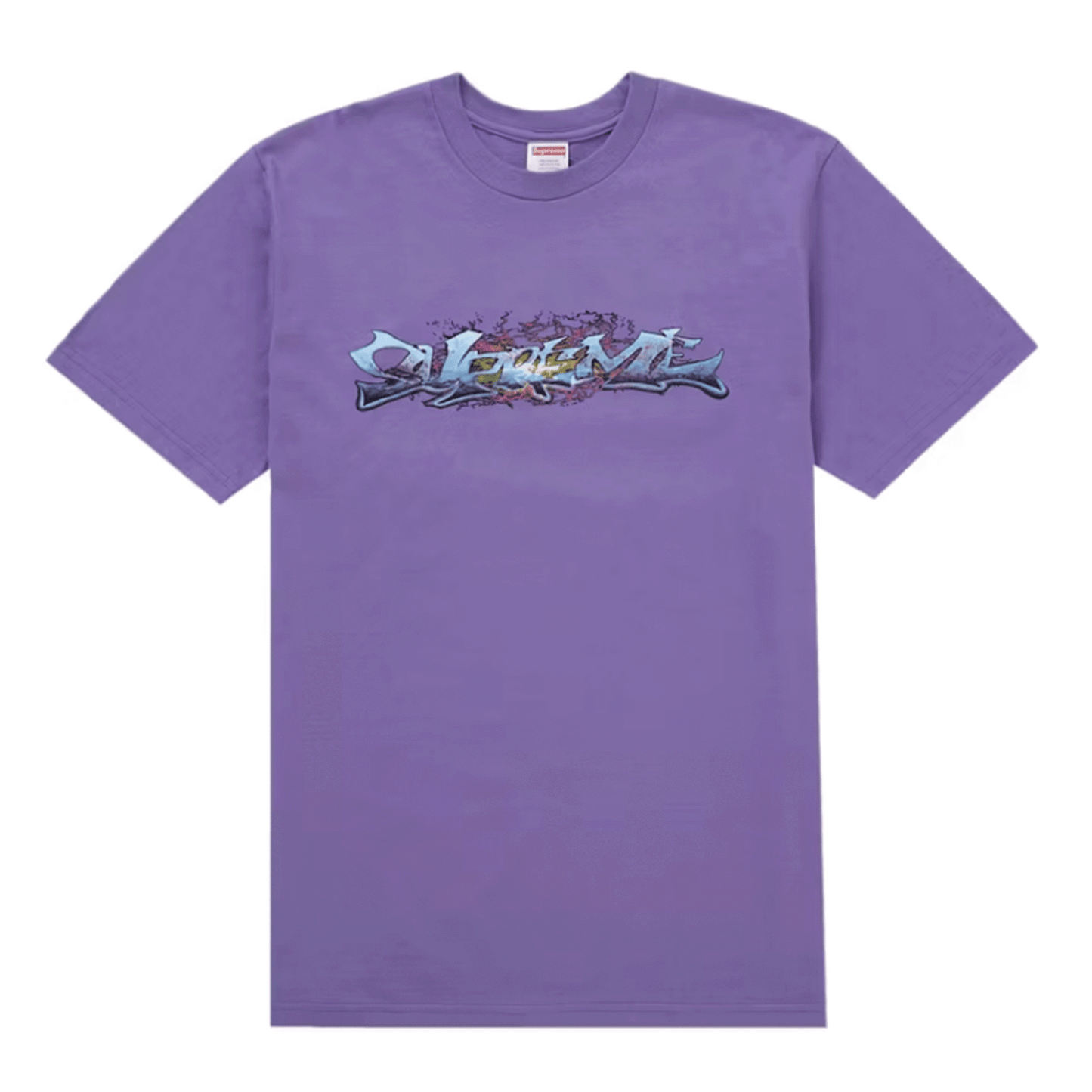 Supreme Tag Tee Purple