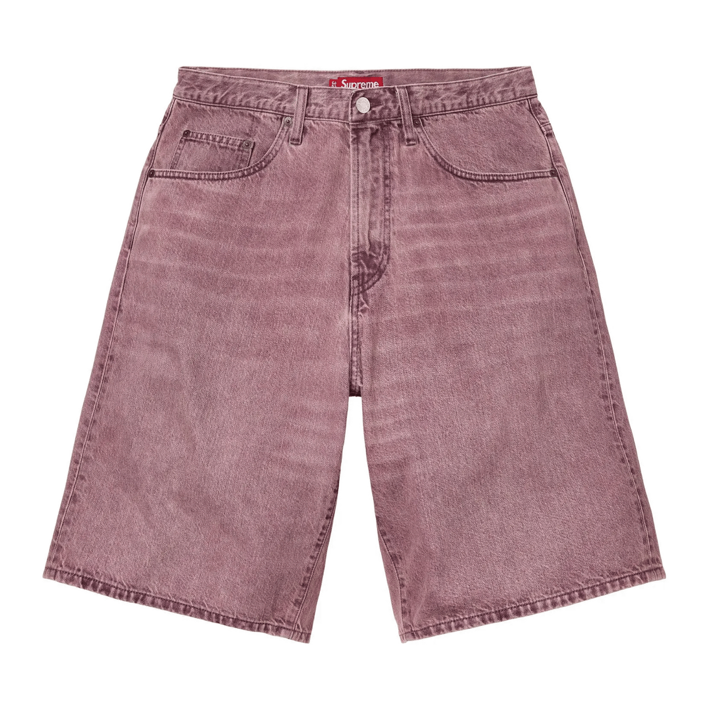 Supreme Baggy Denim Short Overdyed Purple