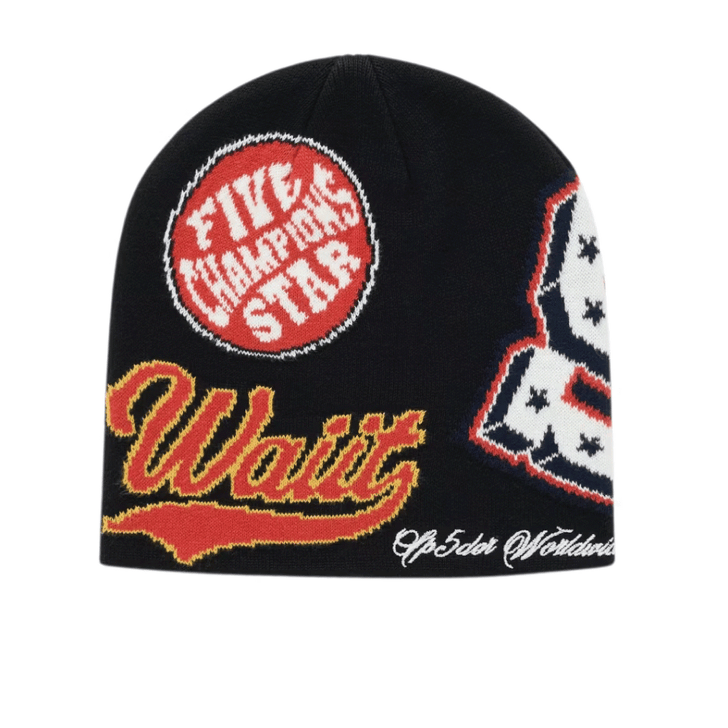 Sp5der District V Skully Beanie Black