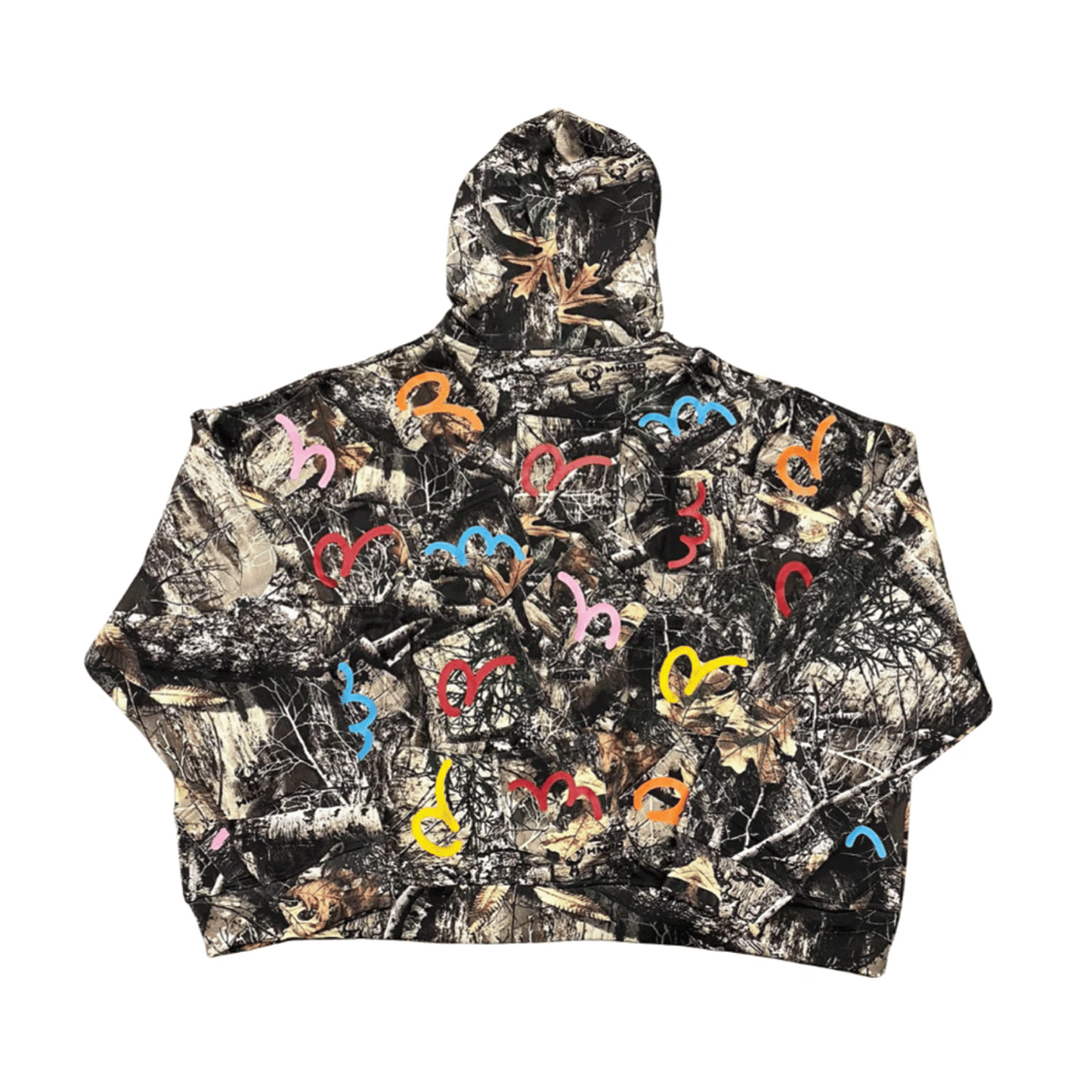 HMDD CAMO POCKET ZIP HOODIE