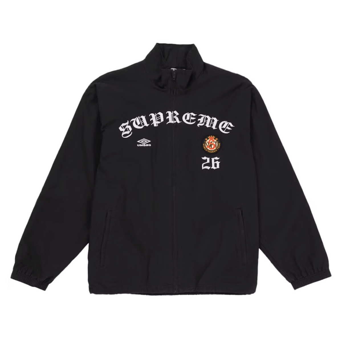 Supreme Umbro Cotton Ripstop Track Jacket (FW26) Black
