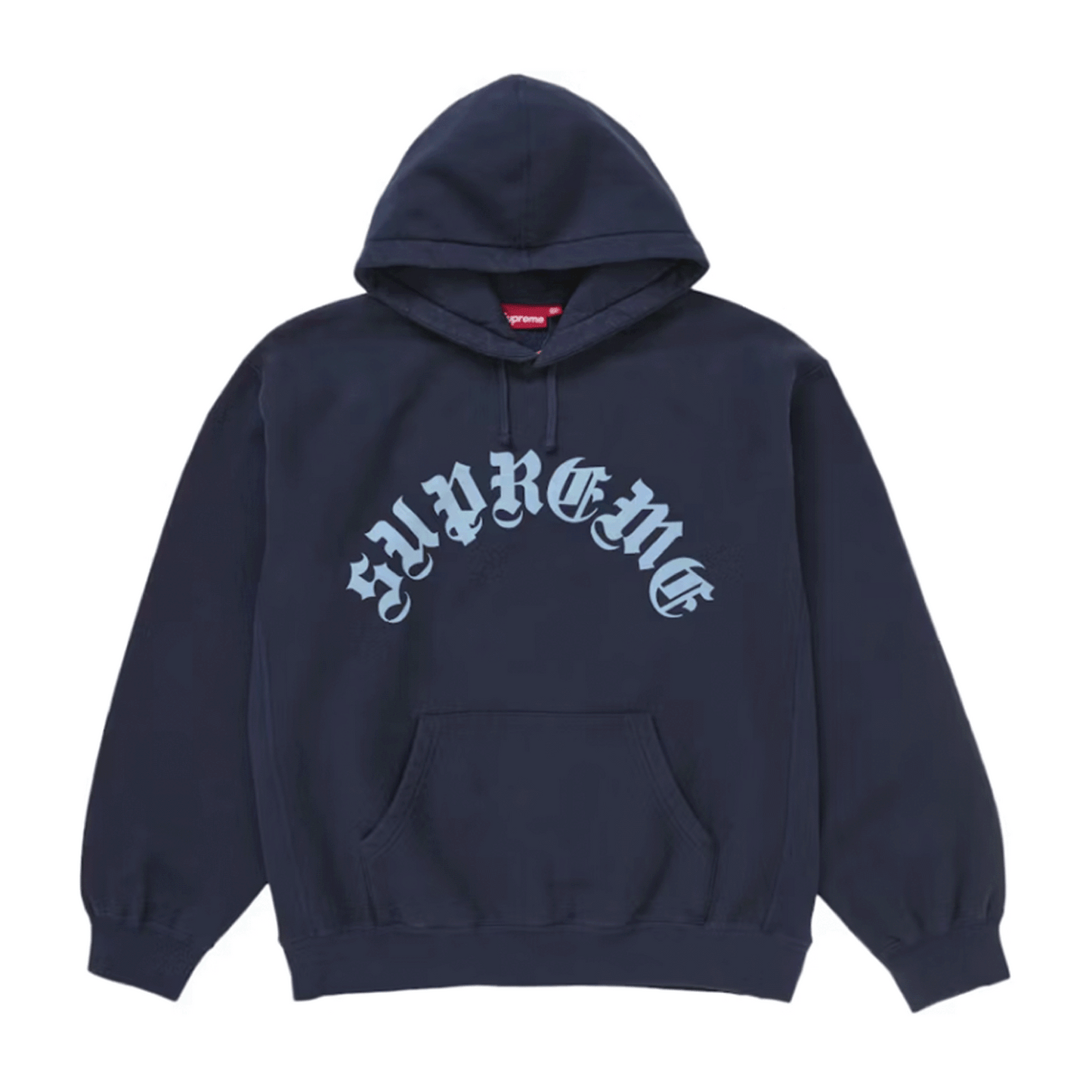 Supreme Printed Arc Hooded Sweatshirt Navy