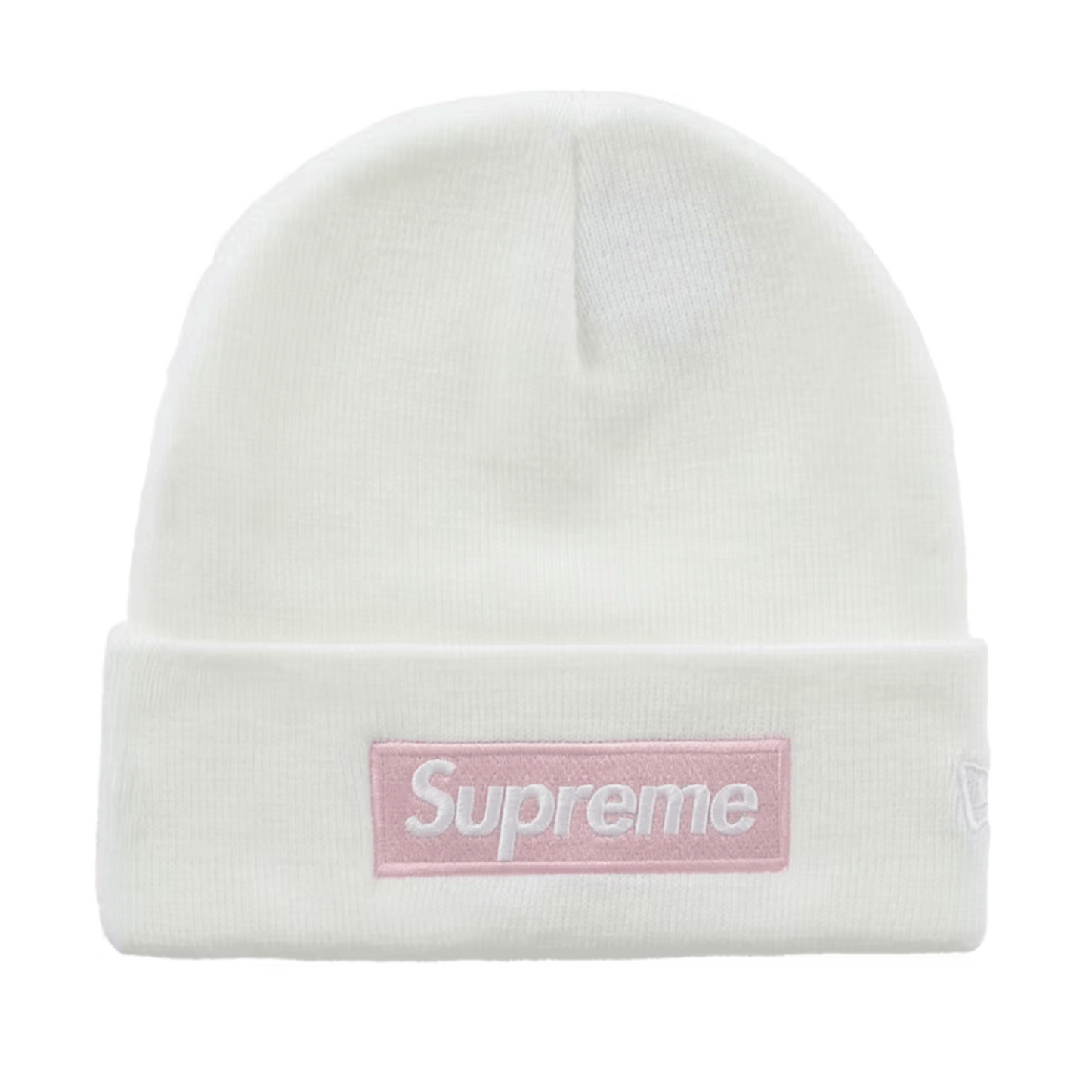 Supreme New Era Box Logo Beanie (FW25) White