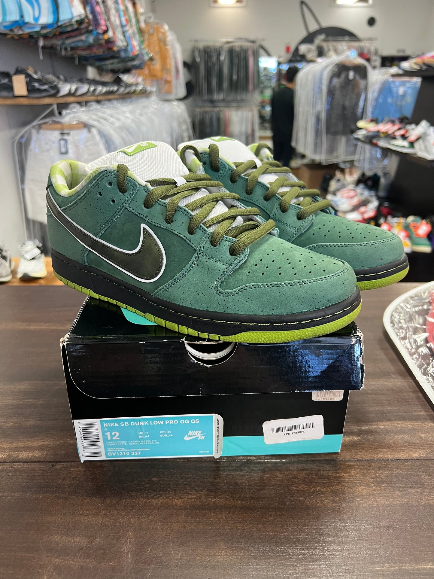 Nike SB Dunk Low Concepts Green Lobster