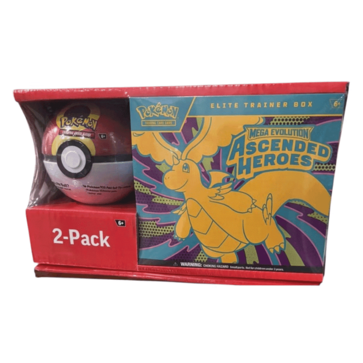 2026 Pokémon Mega Evolution Ascended Heroes Elite Trainer Box + Pokeball Sam's Club Bundle