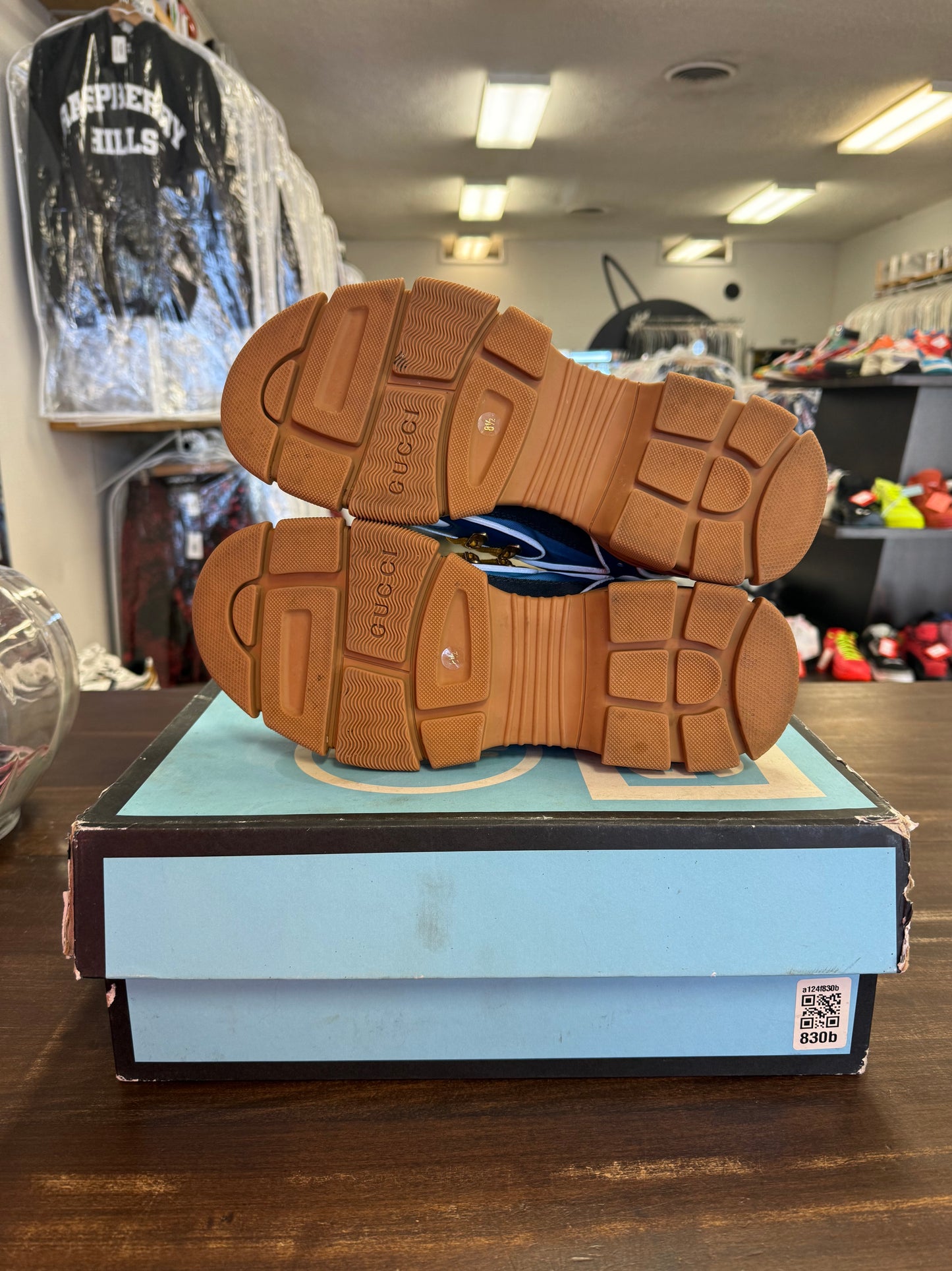 Gucci Flashtrek SEGA Blue Suede