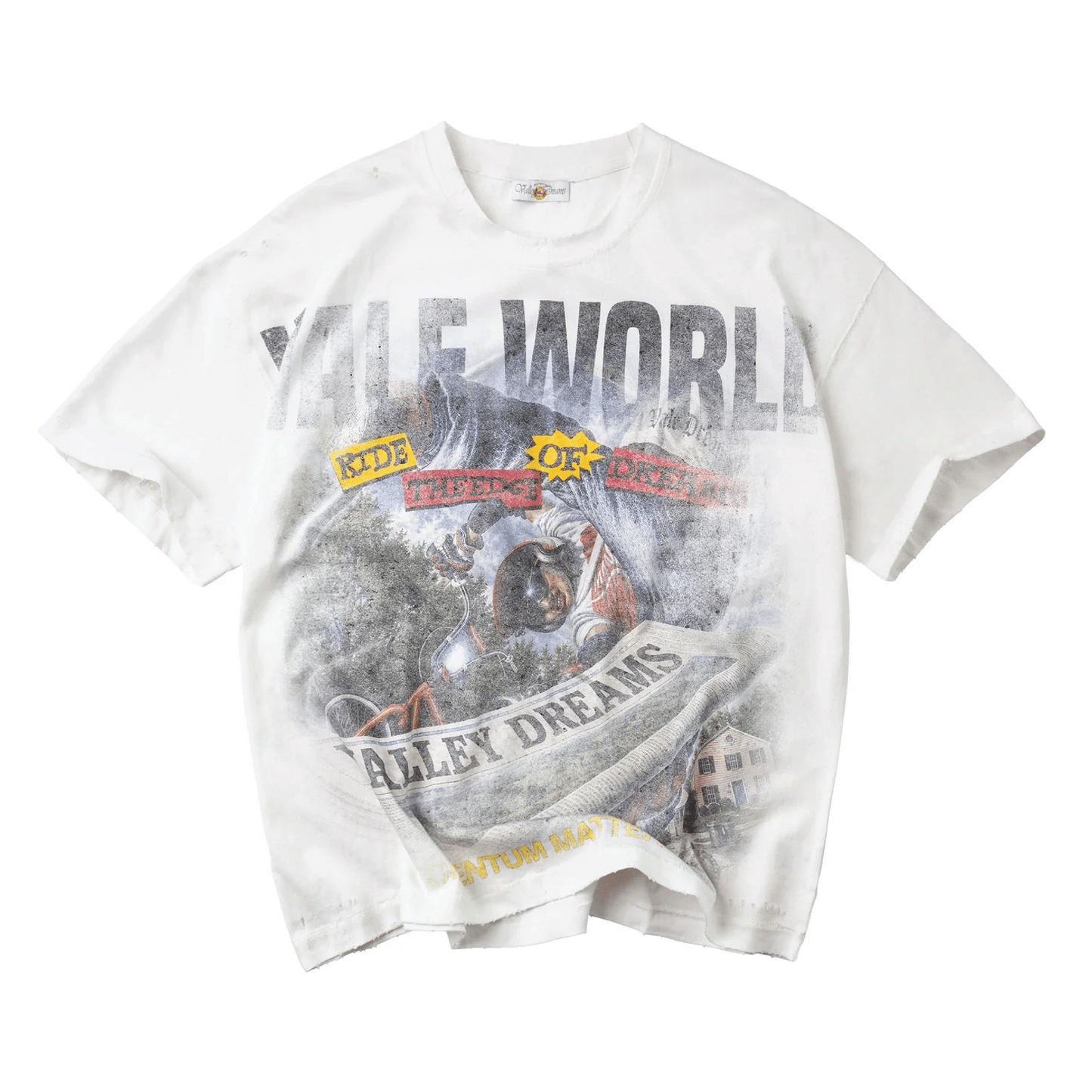 Vale Forever Newspaper Tee White