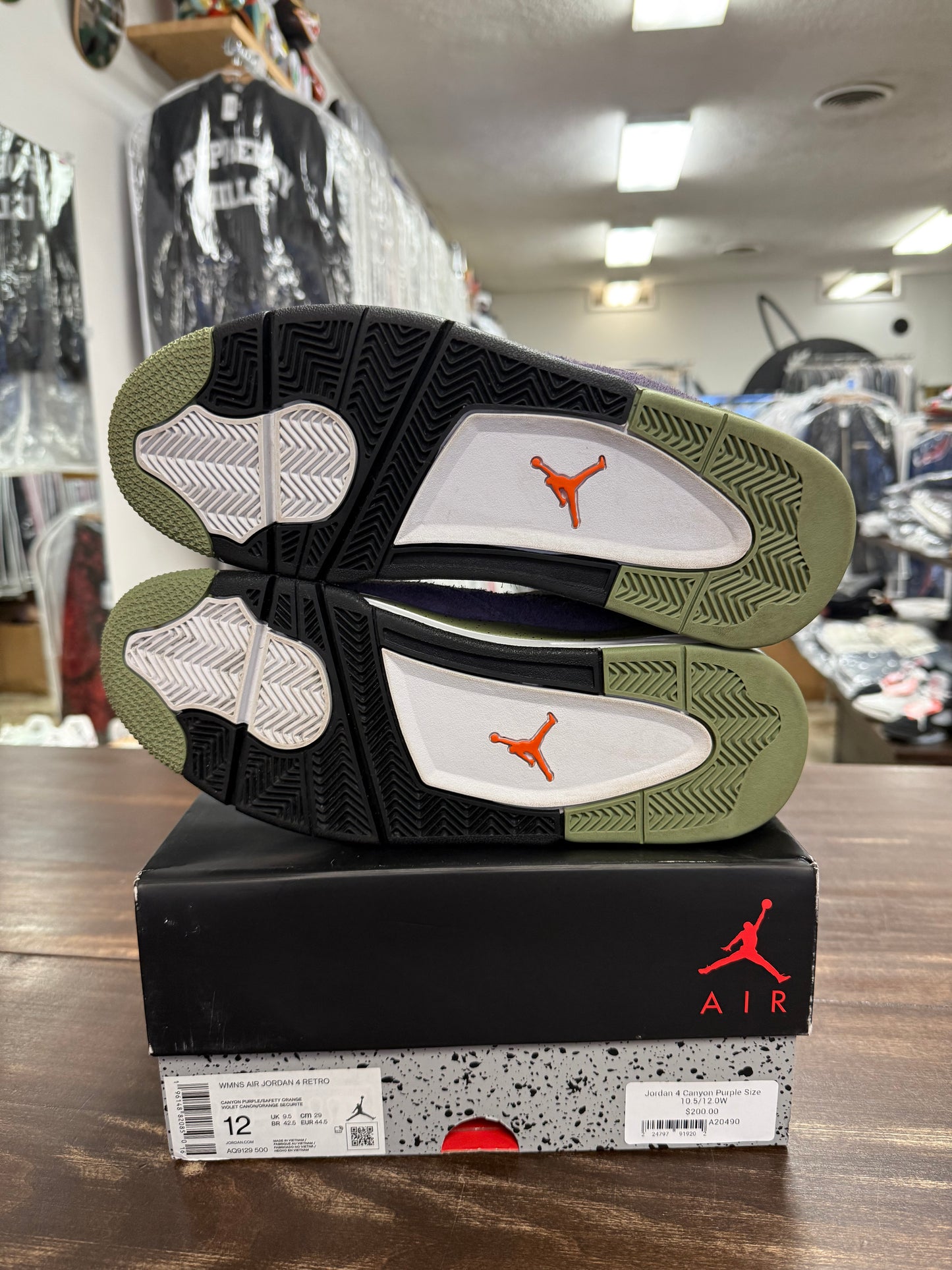 Jordan 4 Canyon Purple